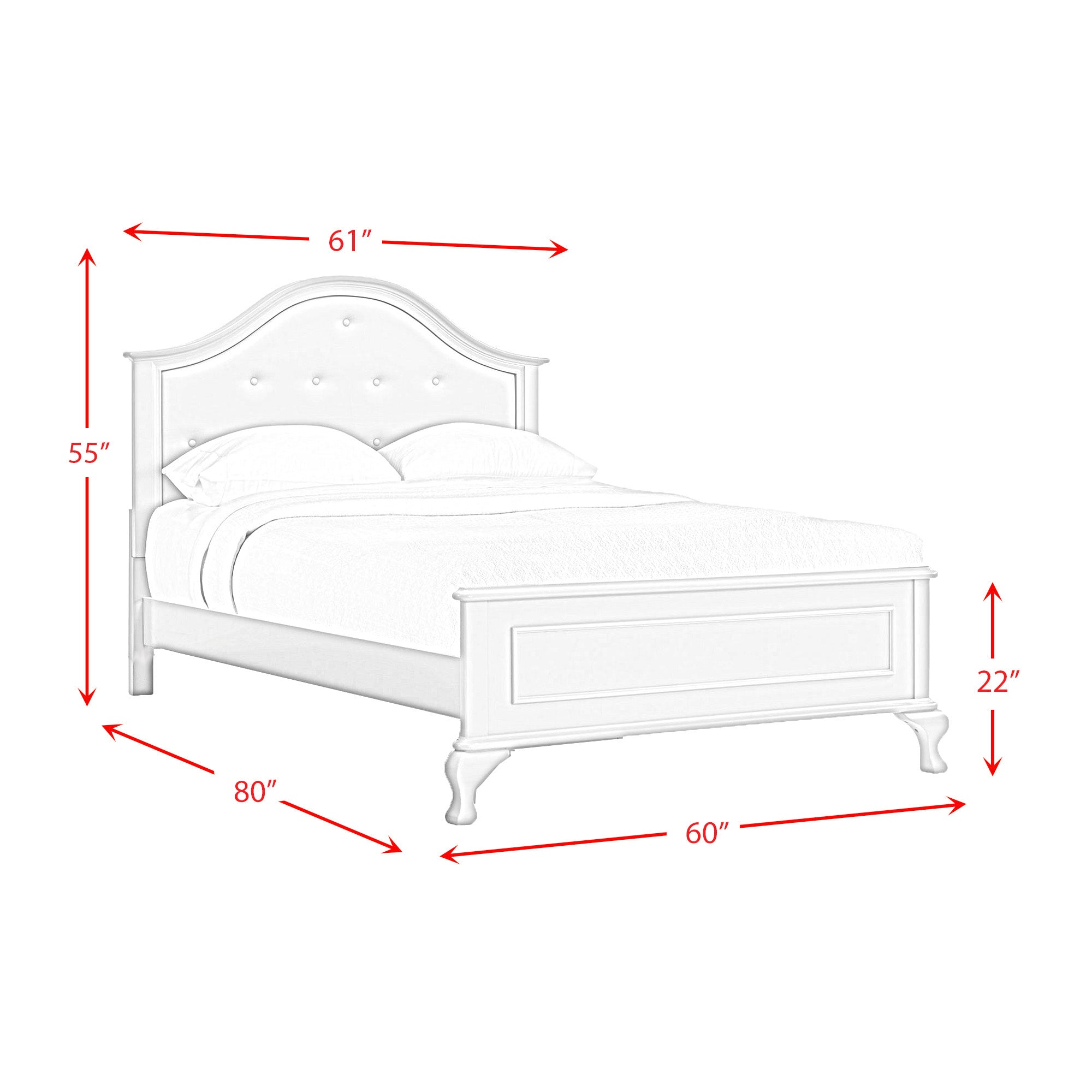 Jesse Full Panel Bed