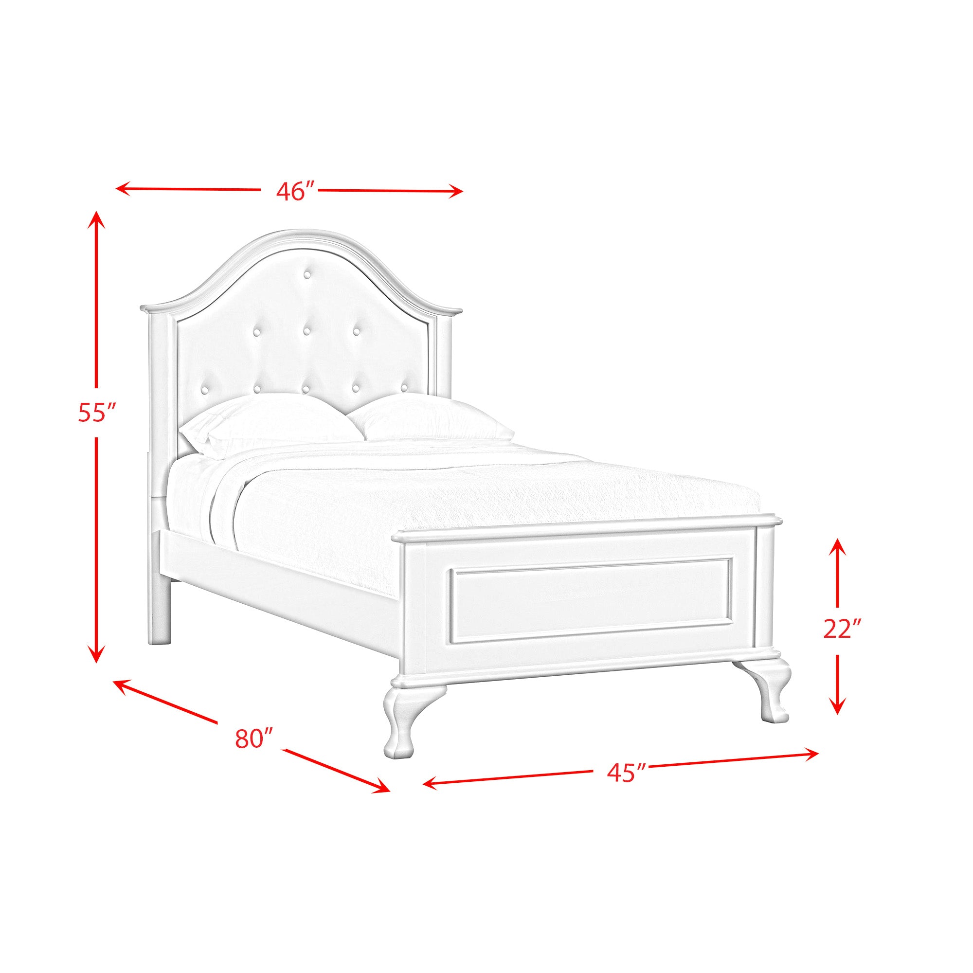 Jesse Twin Panel bed