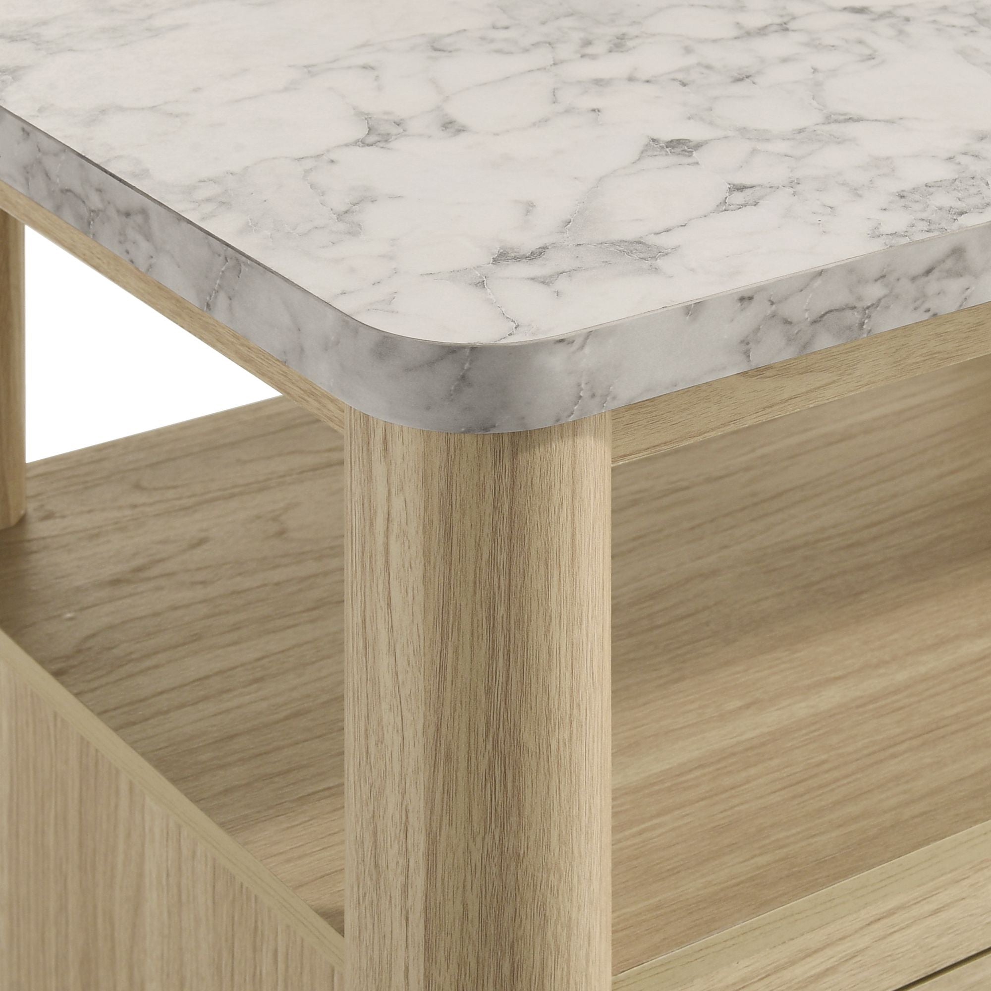 Jonas Nightstand with USB in Natural