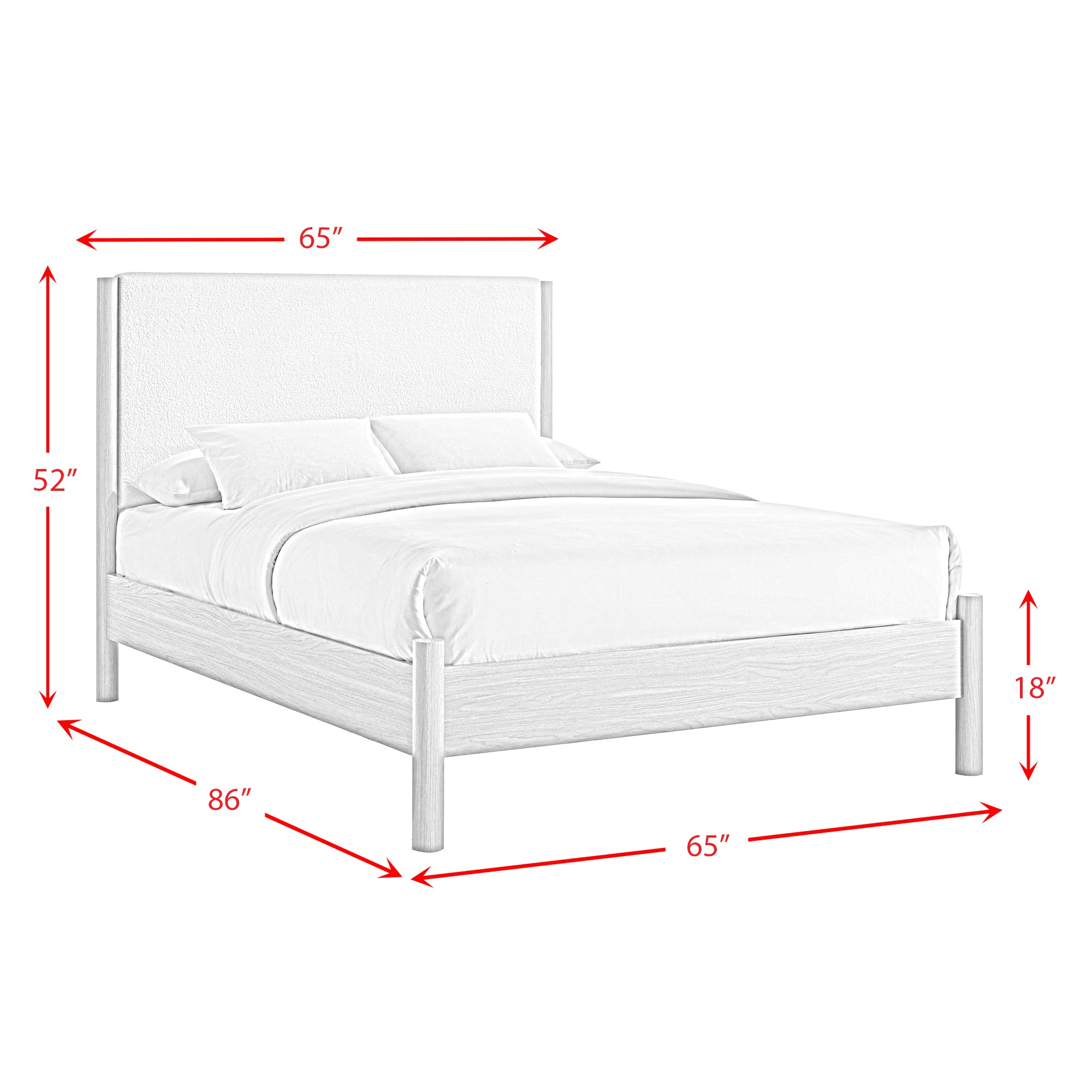 Jonas Queen Bed in Natural