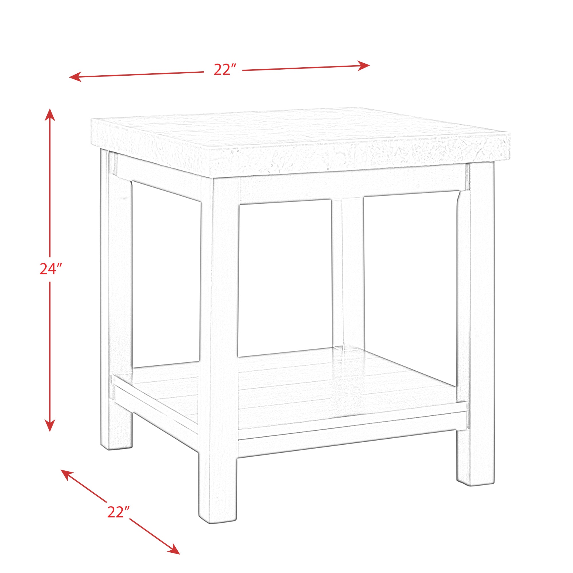 Kansas 4274 End Table