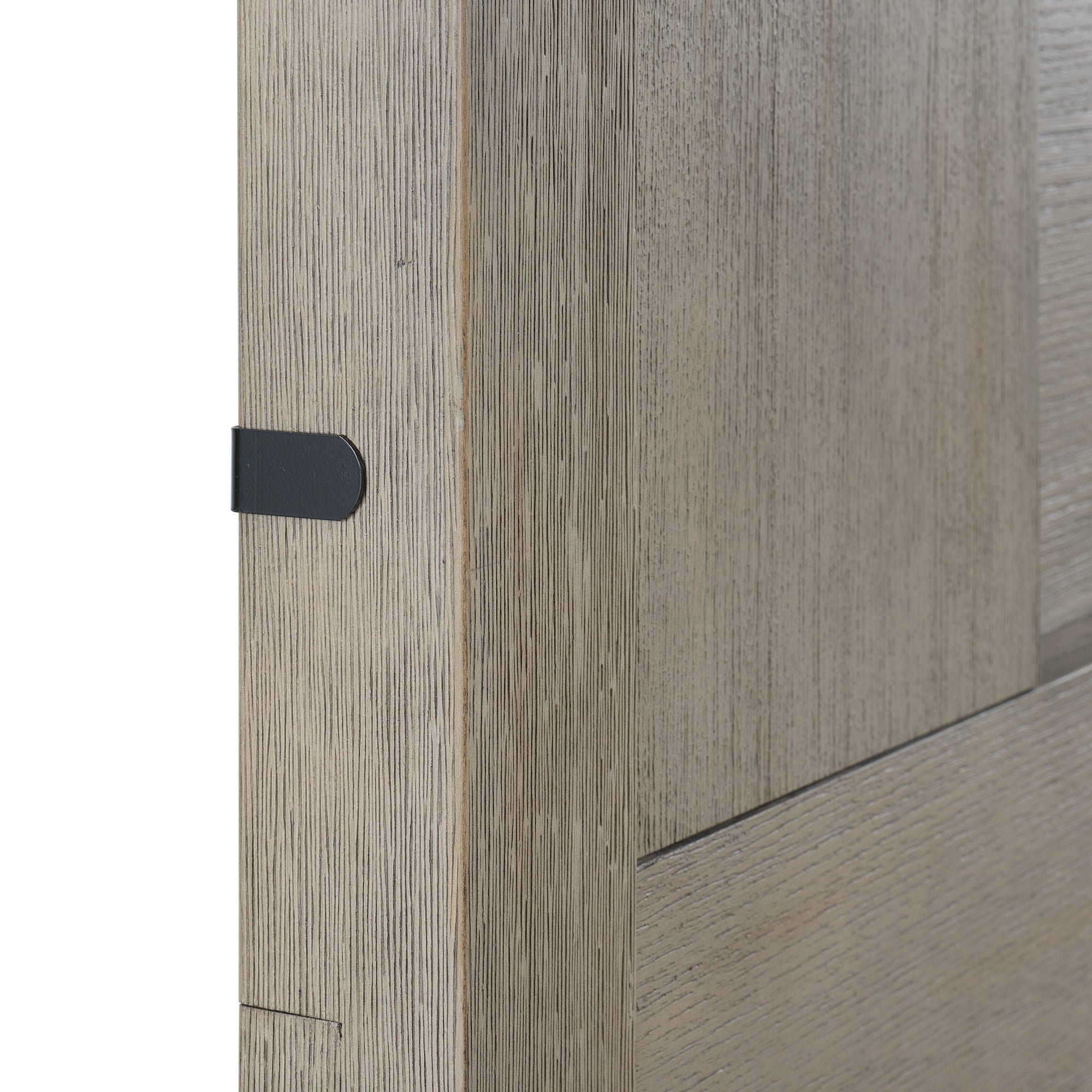 Kelis King Panel Bed with LED in Grey