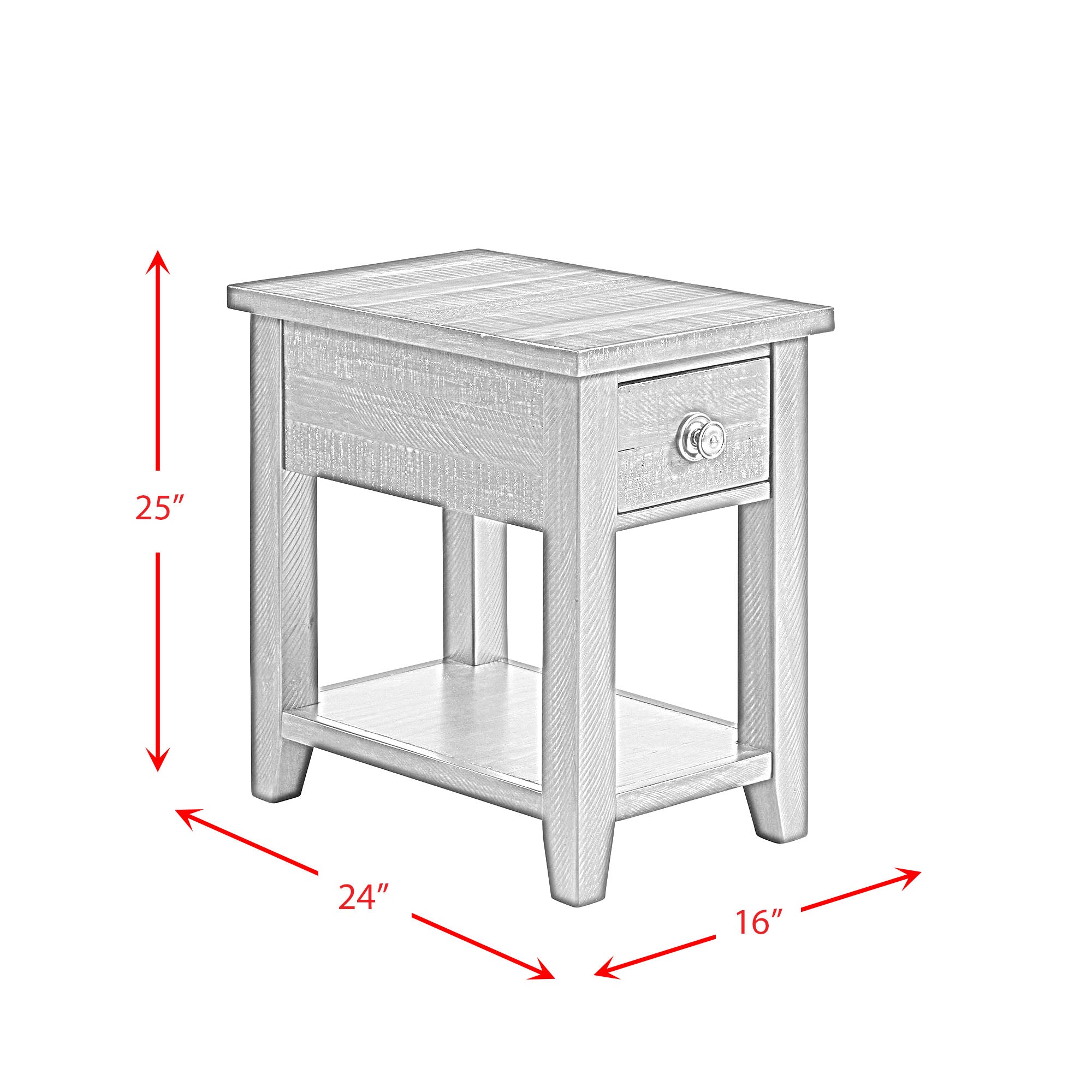 Kendyl Occasional Chairside Table w/Power