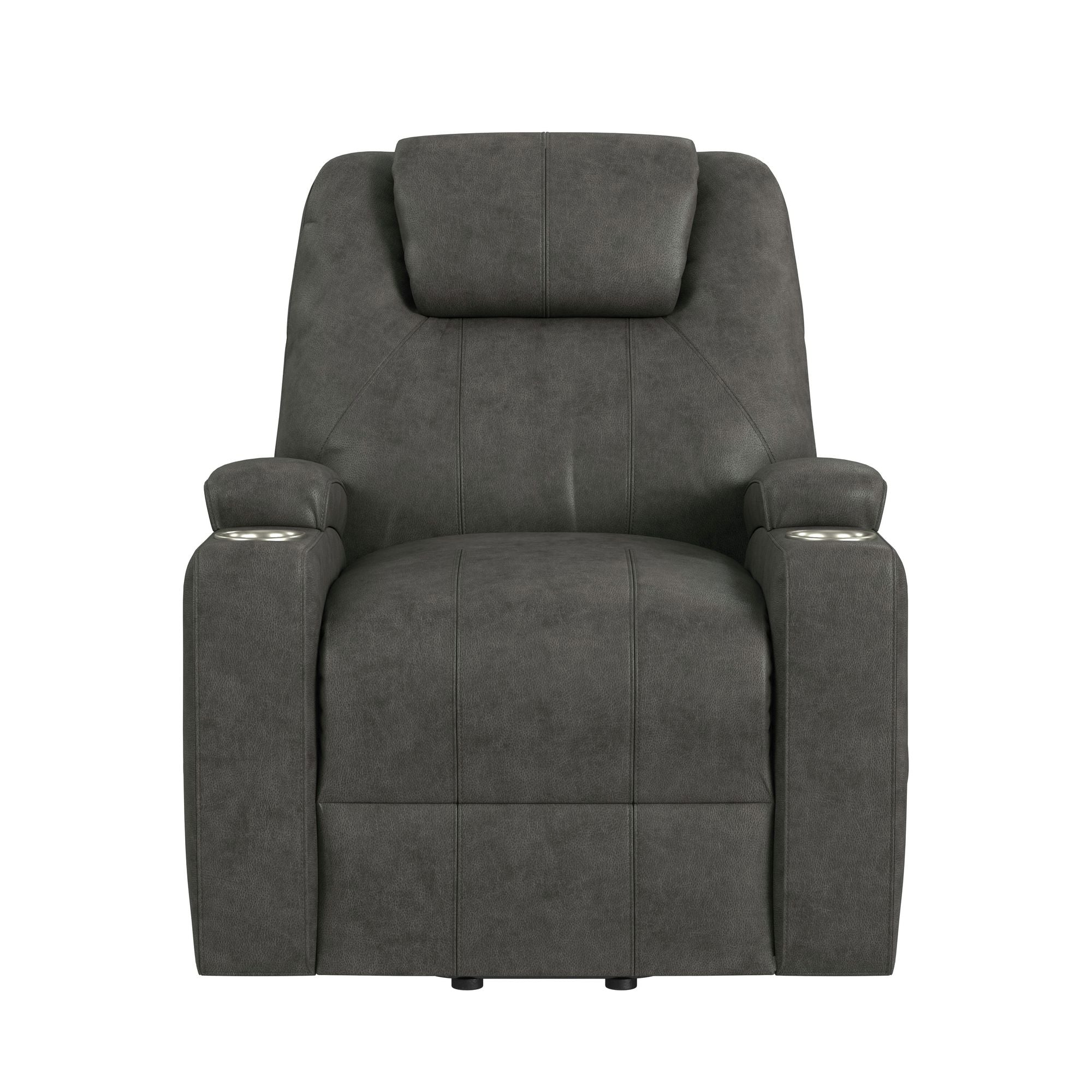 Kenmore P1 Lift Chair with Heat Massage in Simba DK Grey