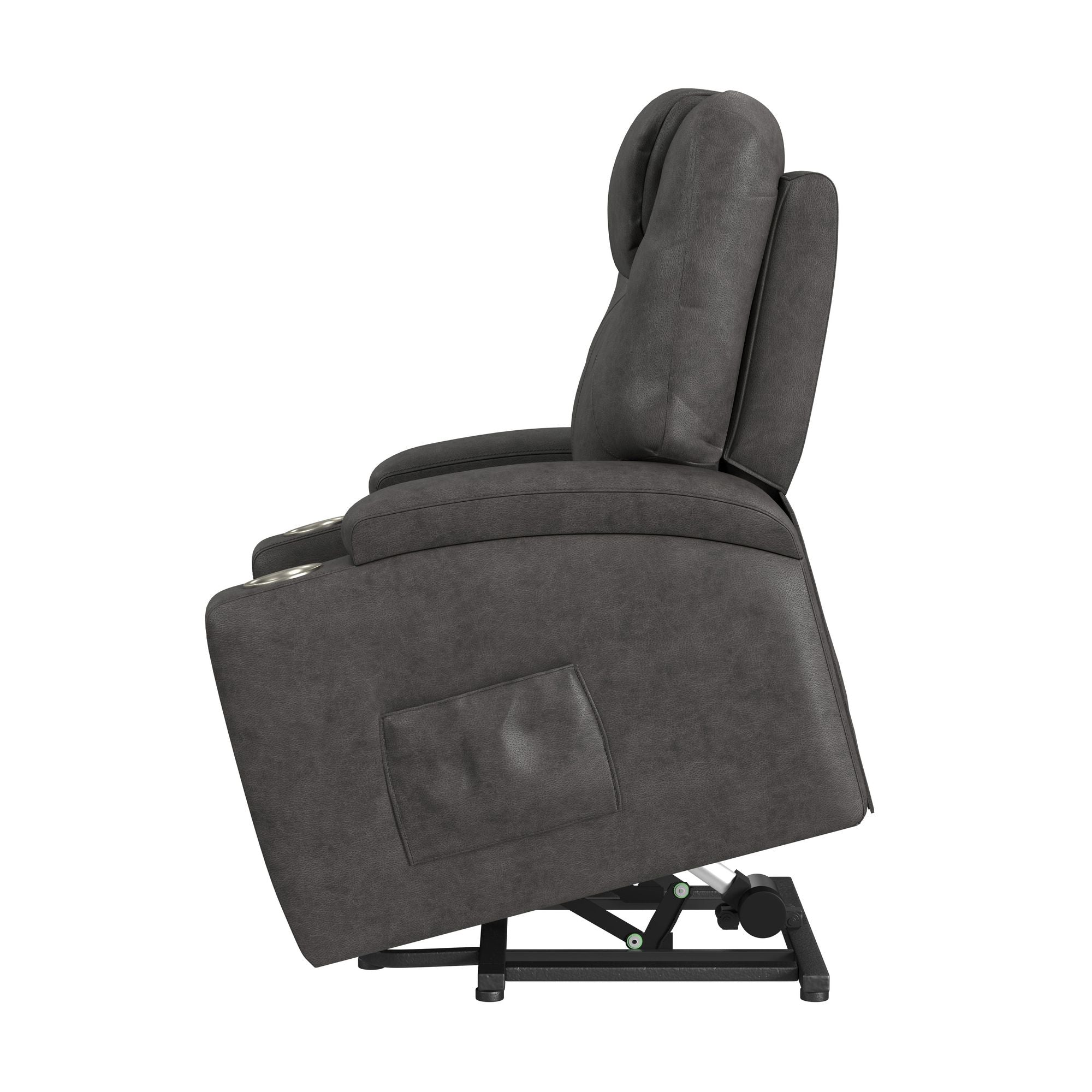 Kenmore P1 Lift Chair with Heat Massage in Simba DK Grey