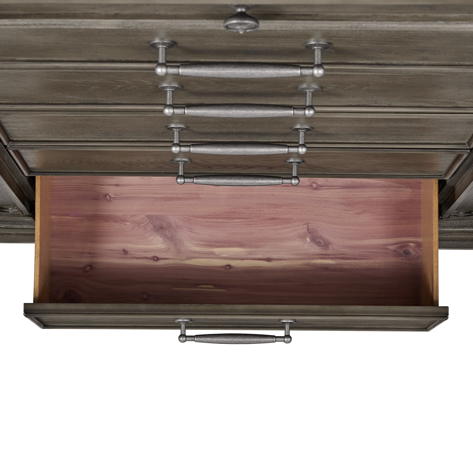 Kings Court 1 Door and 7-Drawer Chest in Grey