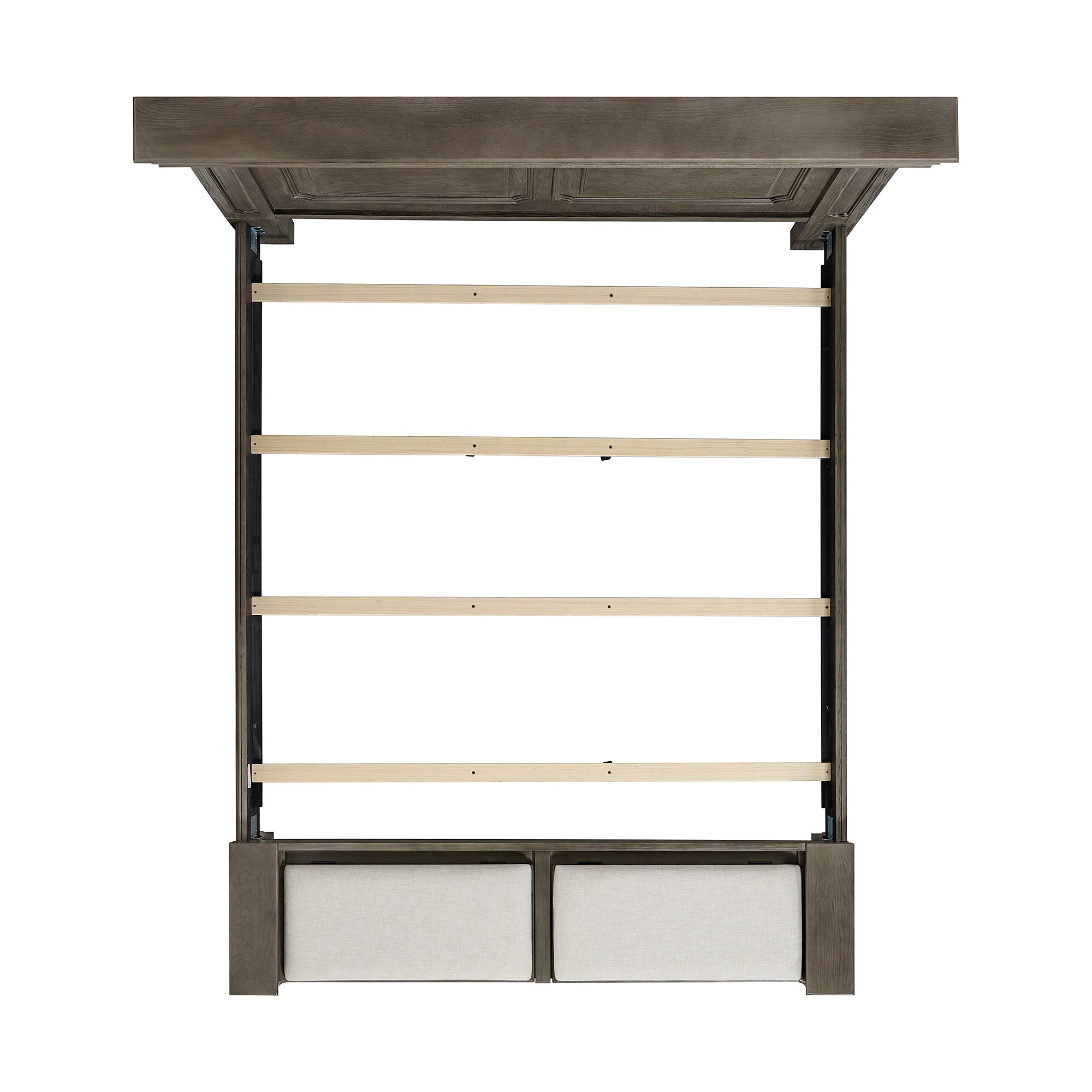 Kings Court King Storage Bed in Grey