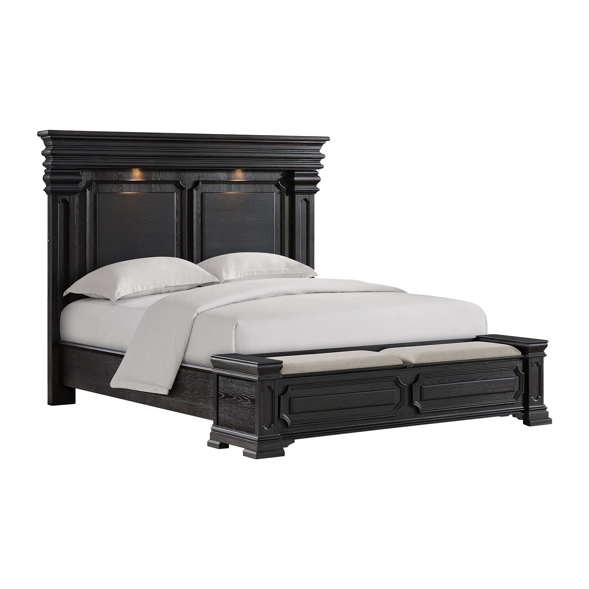 Kings Court King Storage Bed in Black