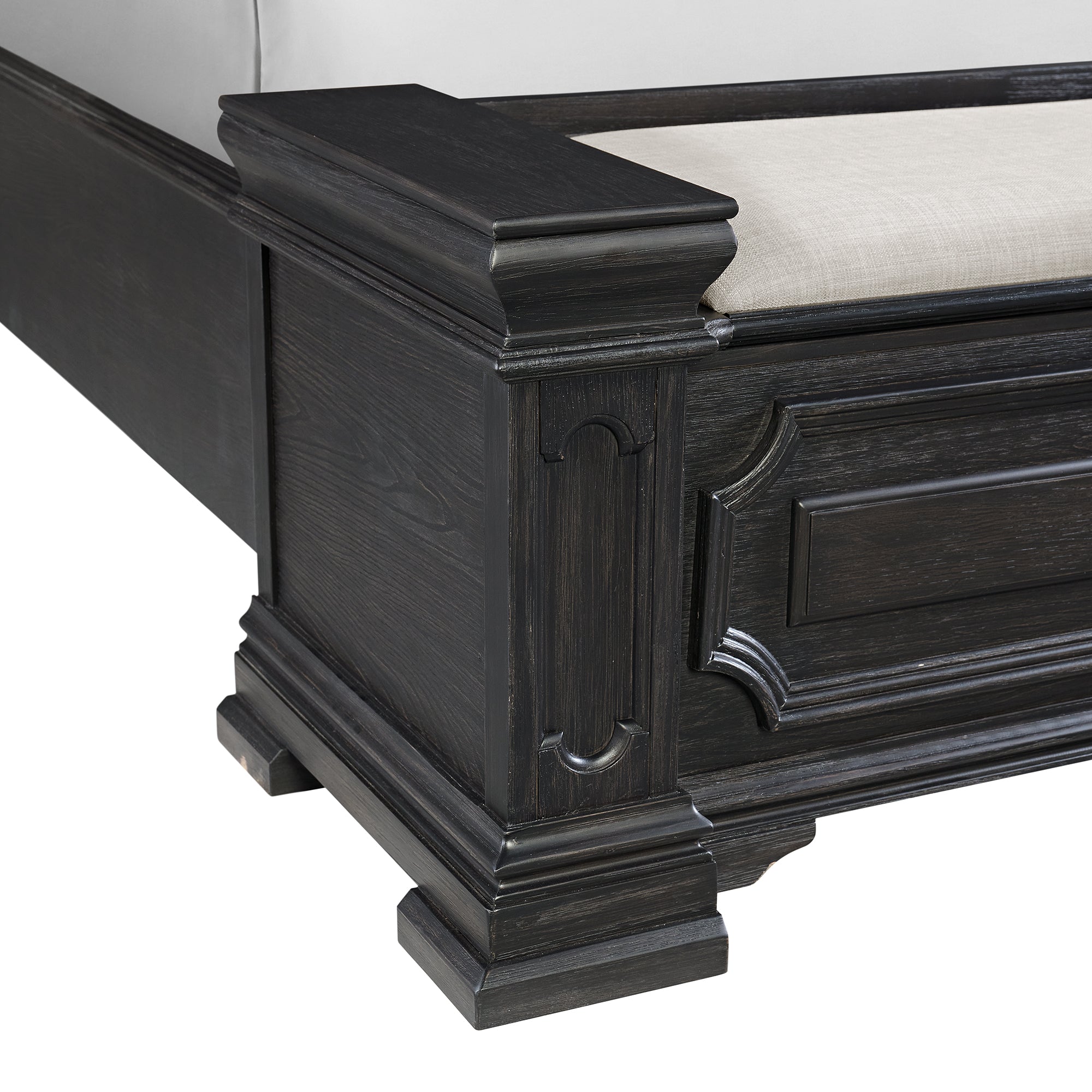Kings Court King Storage Bed in Black
