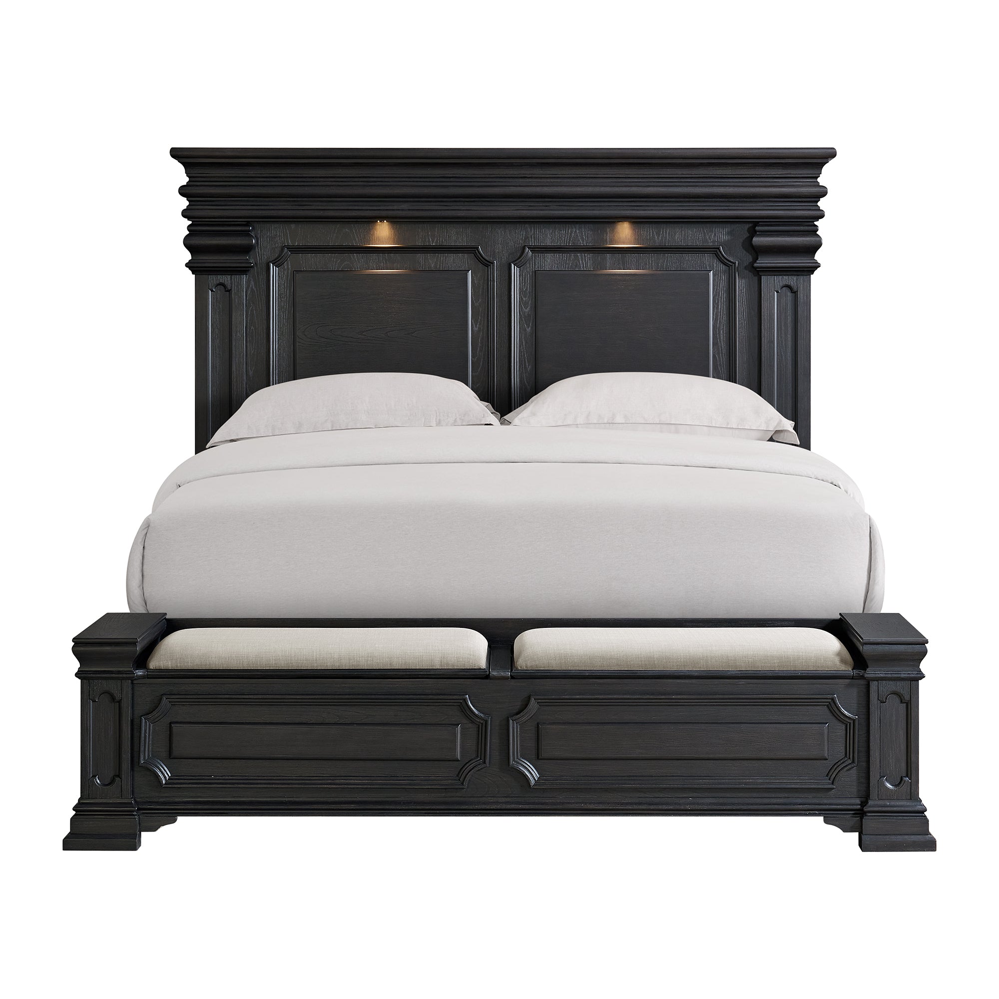Kings Court King Storage Bed in Black
