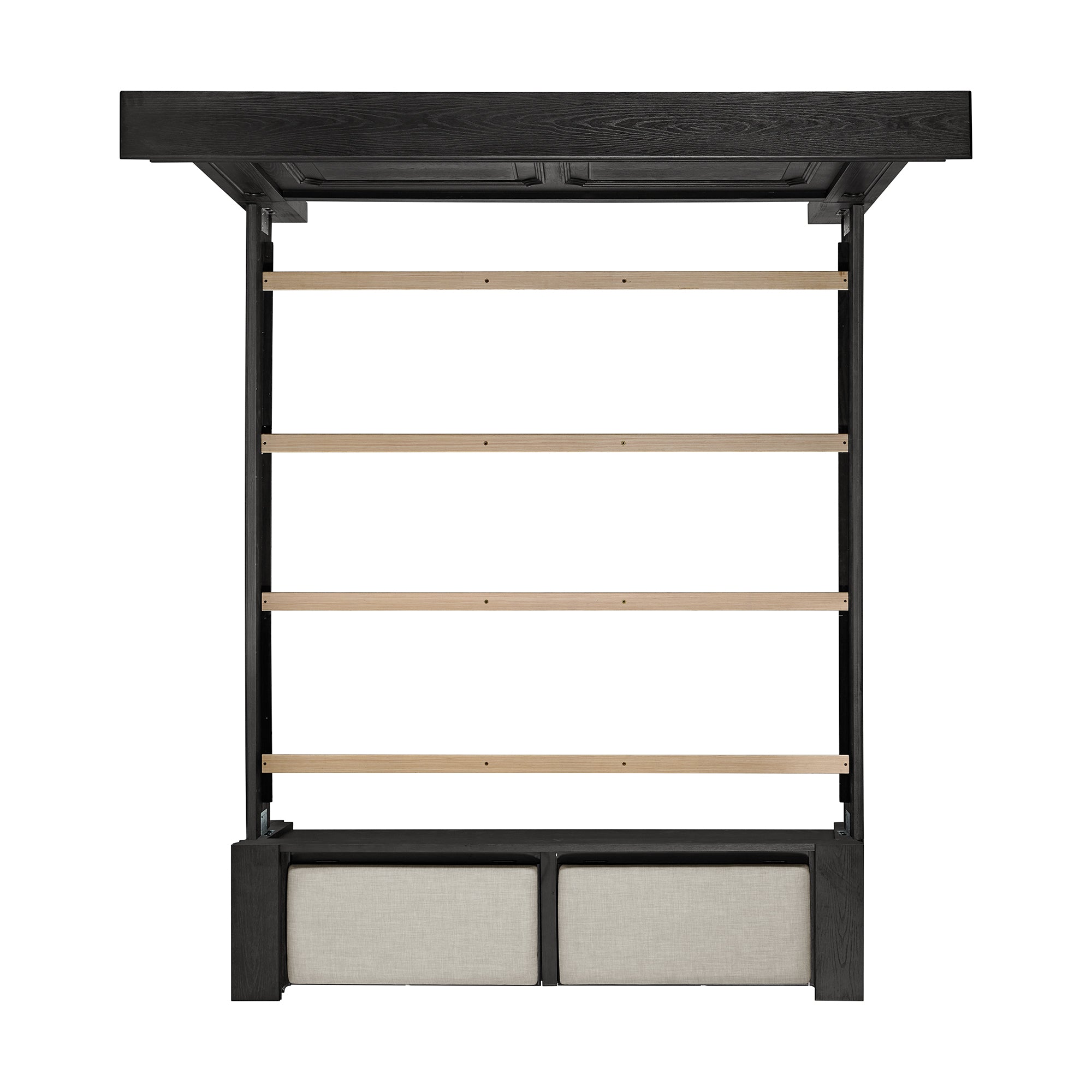 Kings Court King Storage Bed in Black