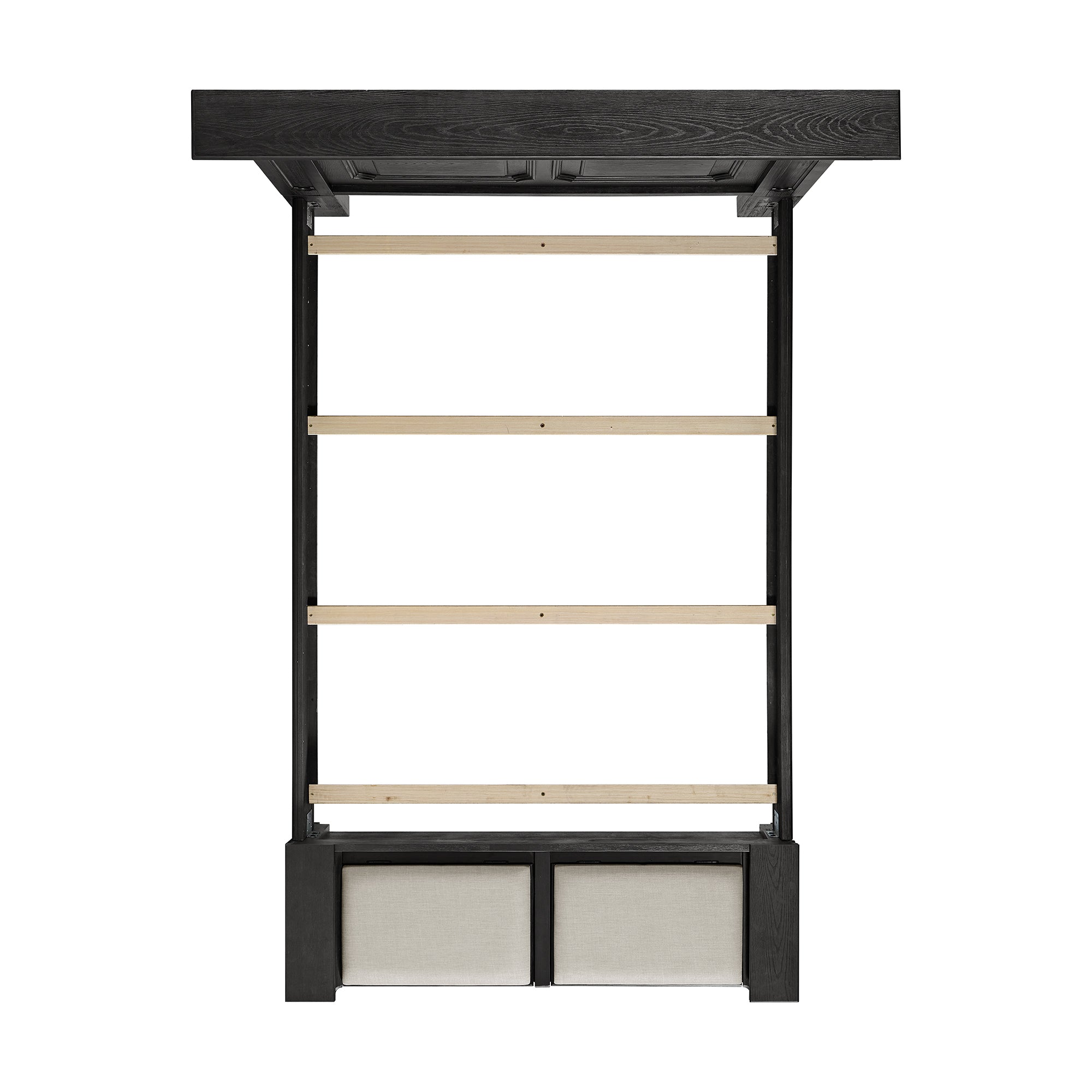 Kings Court Queen Storage Bed in Black