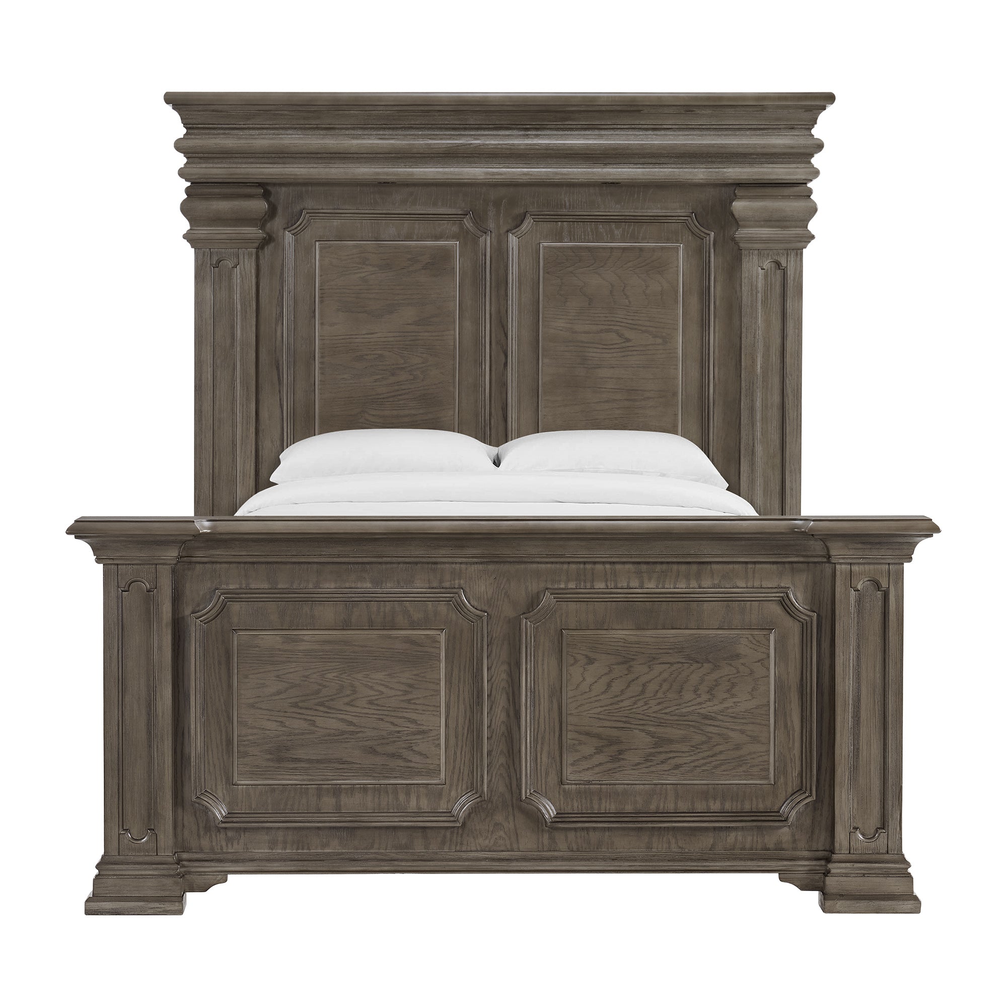 Kings Court Queen Bed in Grey