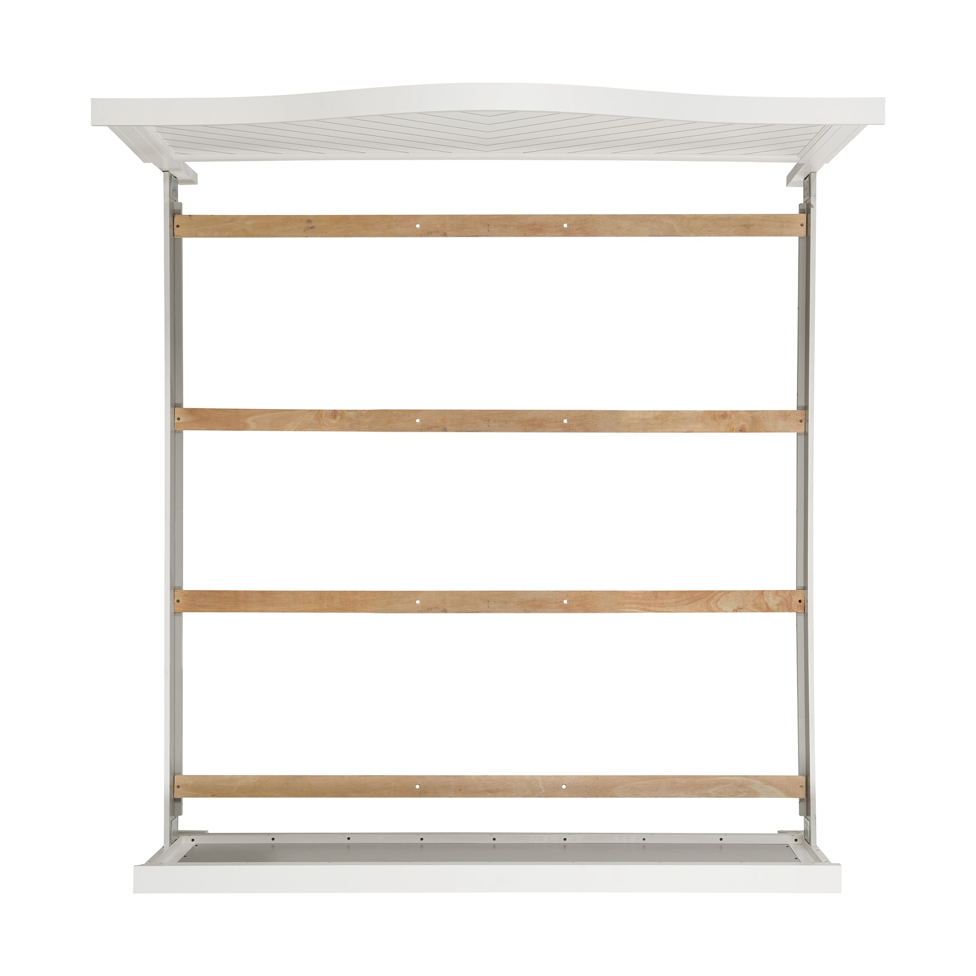 Kona King Panel Bed in White