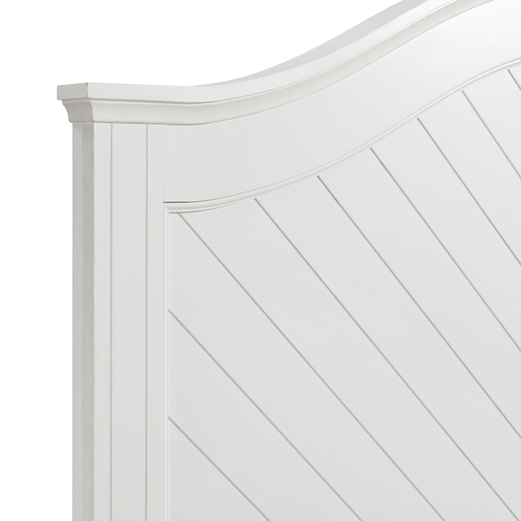 Kona Queen Panel Bed in White