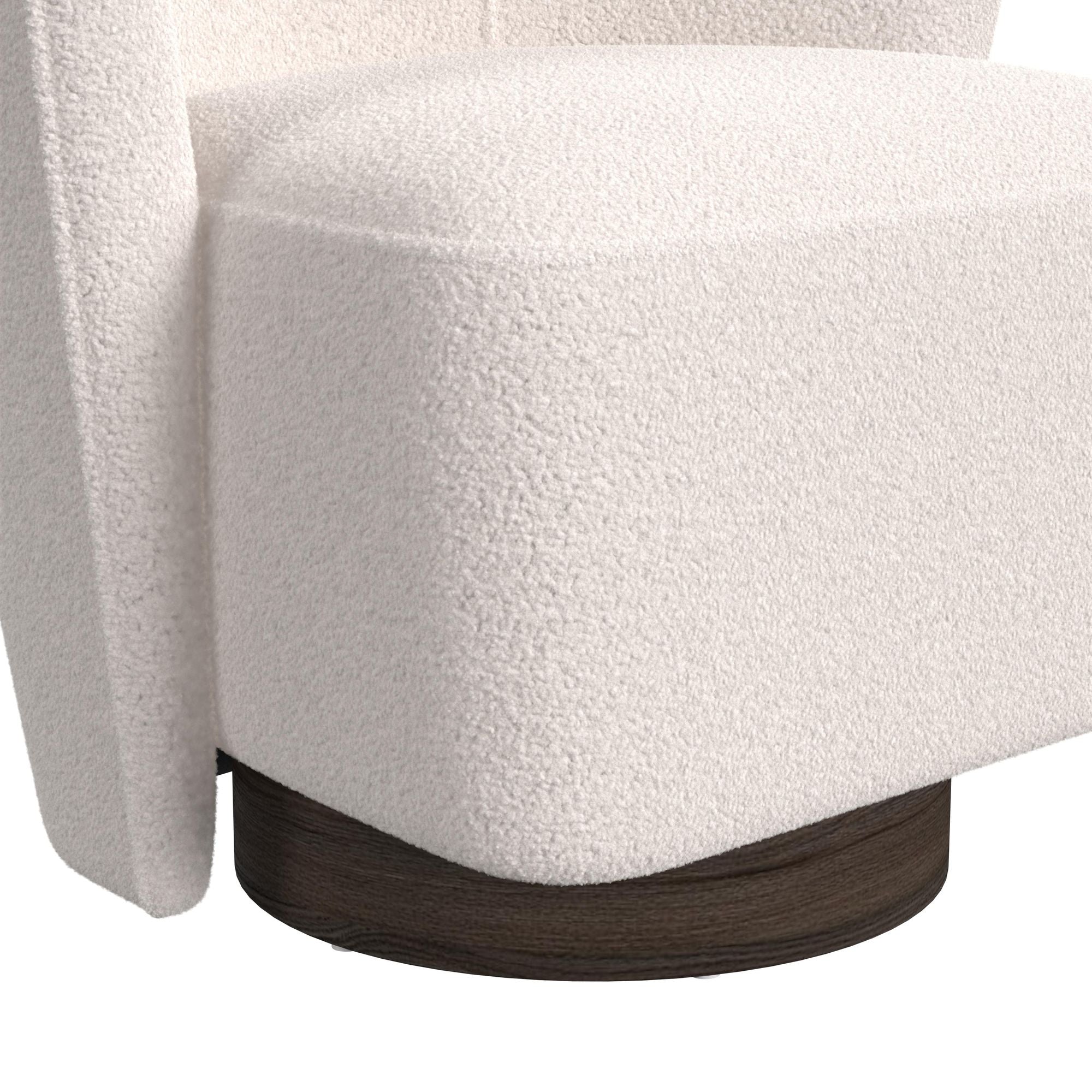 Kuga Swivel Chair in Ching Sand