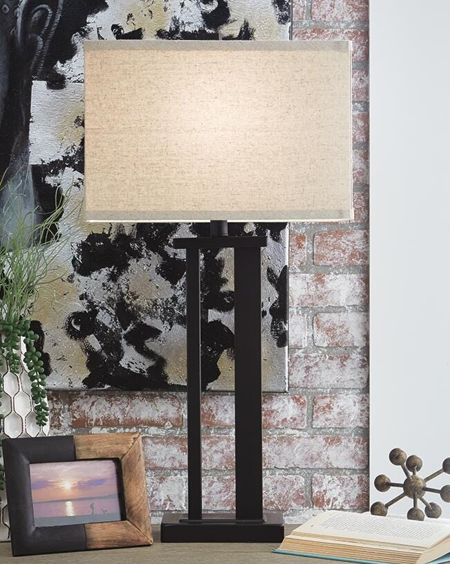 Dar Furniture - Ashley Furniture - Aniela Table Lamp (Set of 2) - Metal Table Lamp (Set of 2) / Bronze Finish - L204074