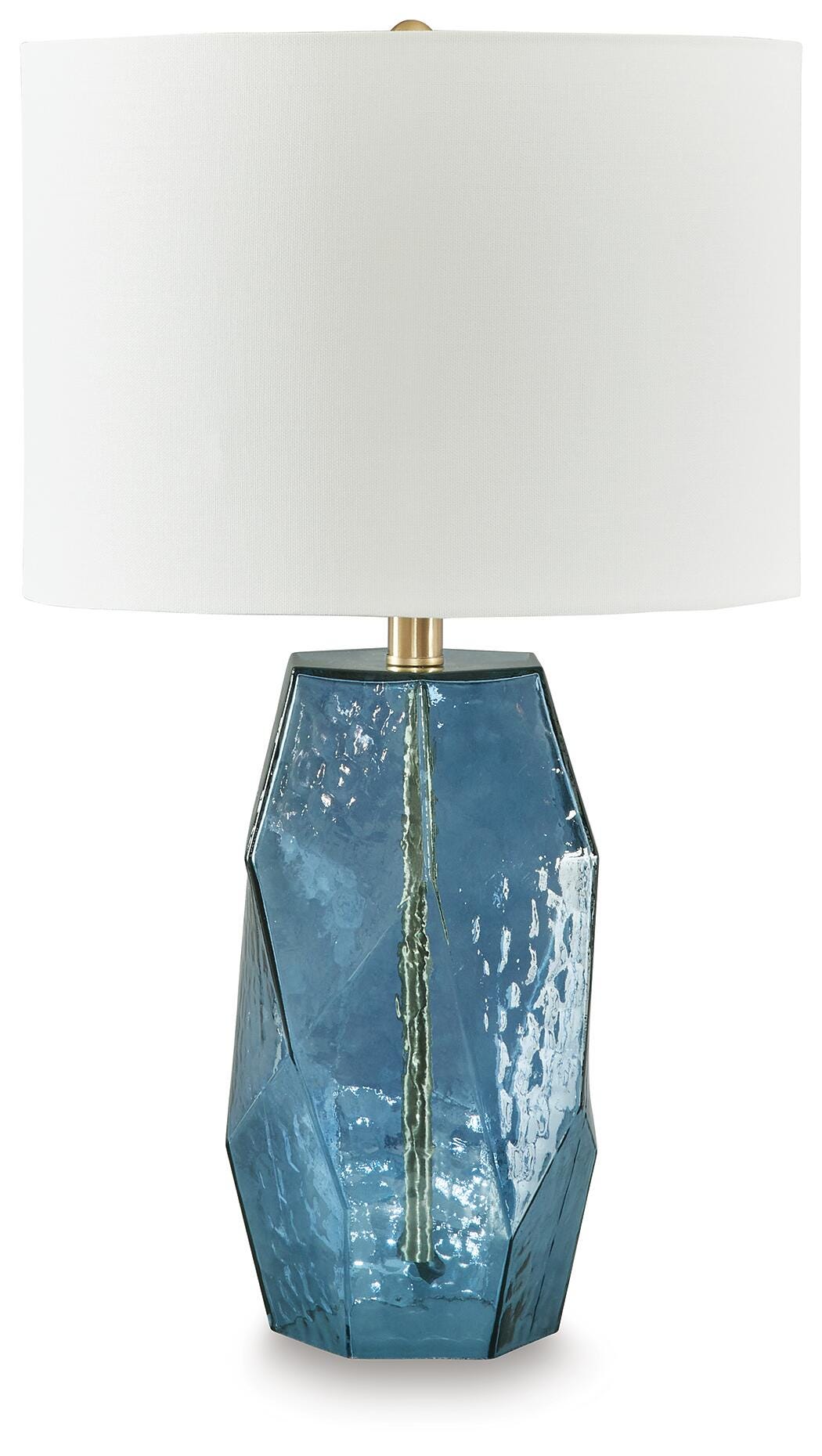 Dar Furniture - Ashley Furniture - Tallow Table Lamp - Glass Table Lamp (1/CN) / Blue - L430854