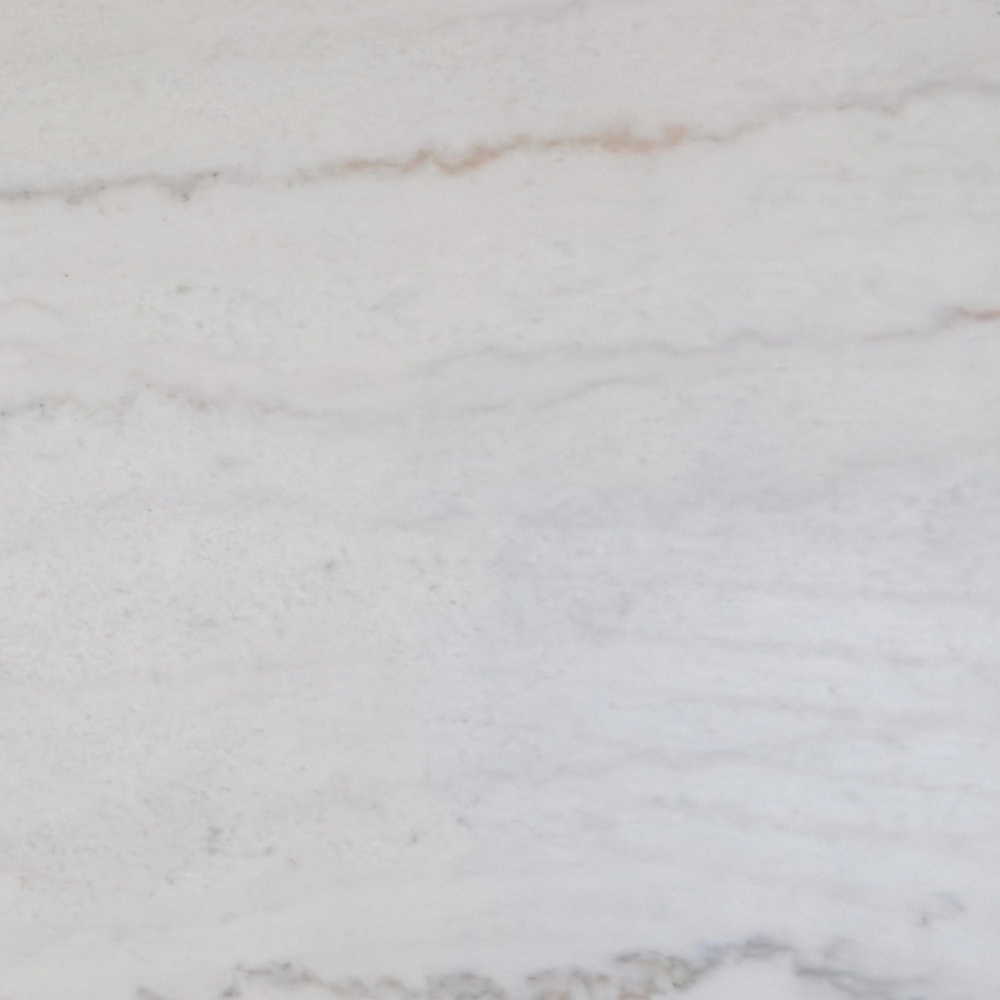 Lanette End Table with White Marble Top in Black