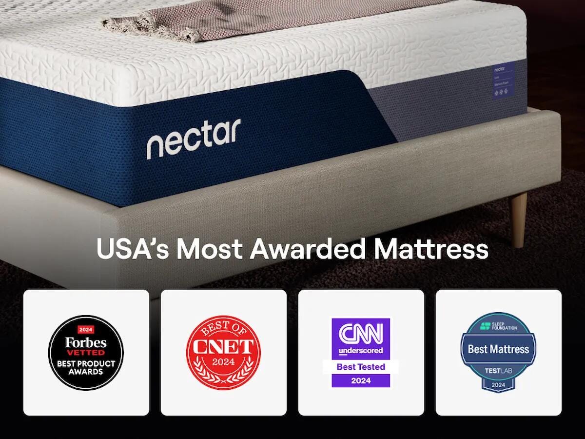 Nectar Luxe Memory Foam Queen Mattress