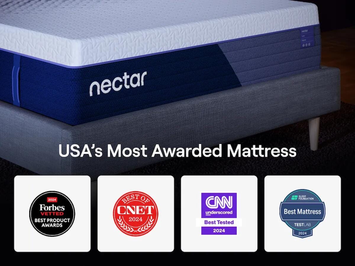 Nectar Luxe Hybrid King Mattress