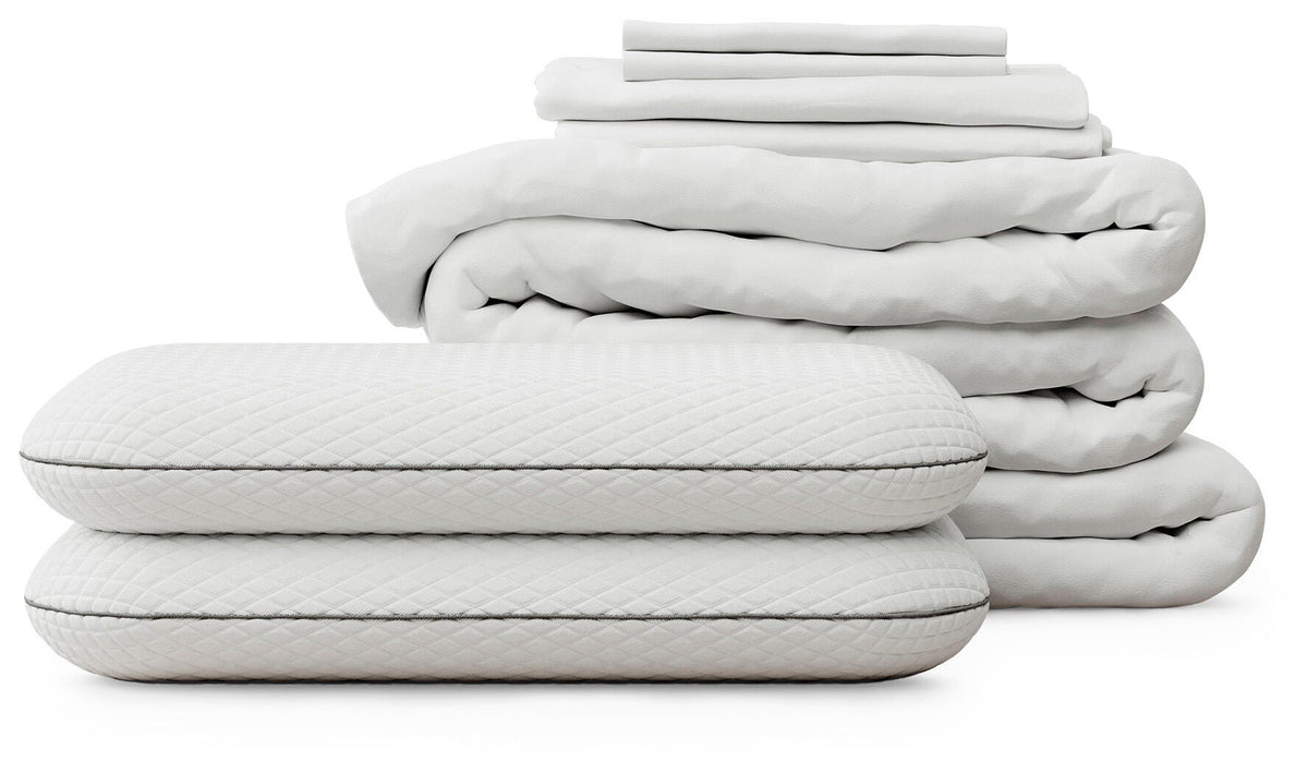 Dar Furniture - Ashley Furniture - RH Mattress Protect Bundle Queen Bedding Bundle - Queen Bedding Bundle / White - M1B0131