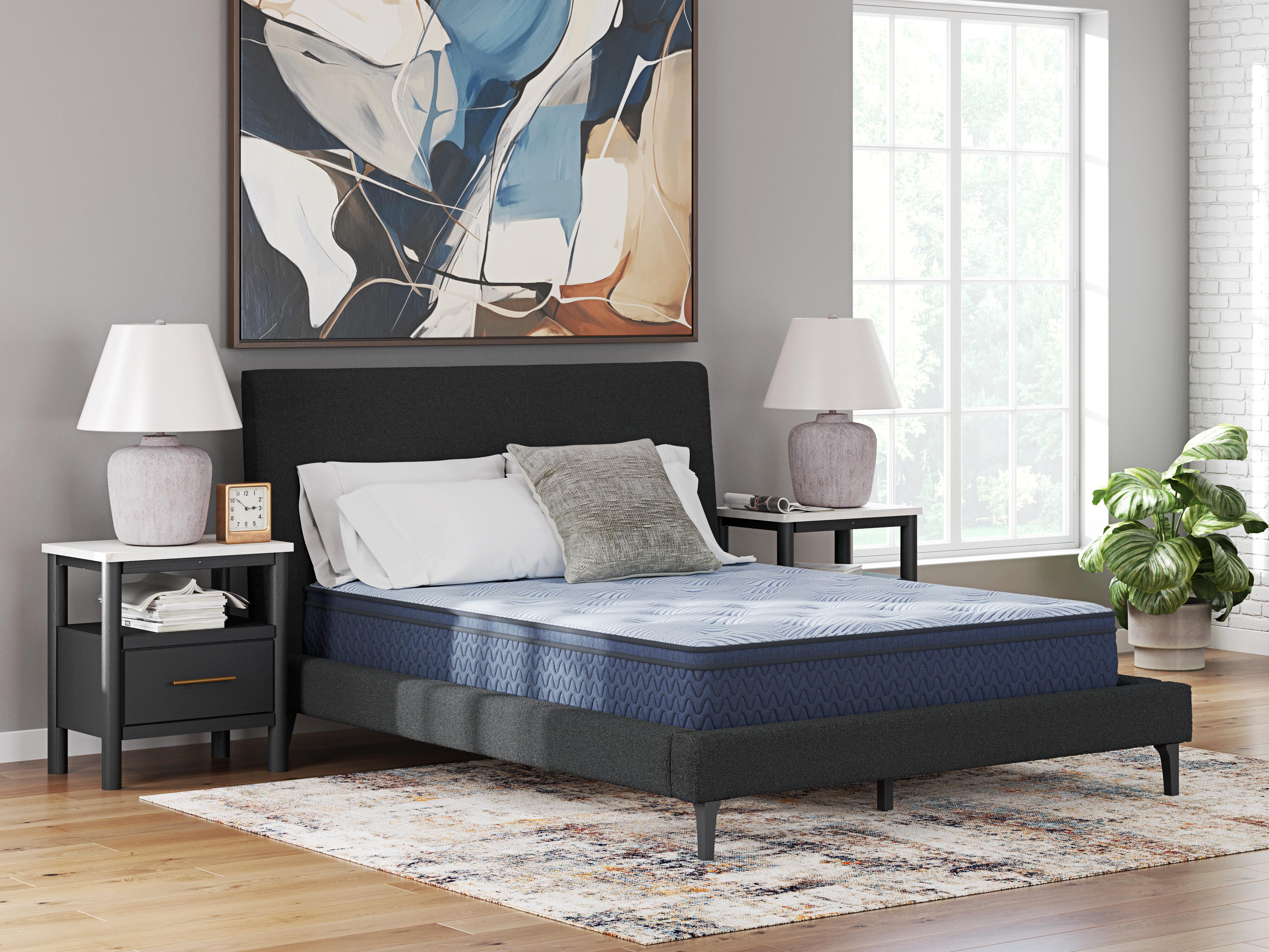 Dar Furniture - Ashley Furniture - Peak 2.0 12 Hybrid California King Mattress - California King / Light Blue - M20351