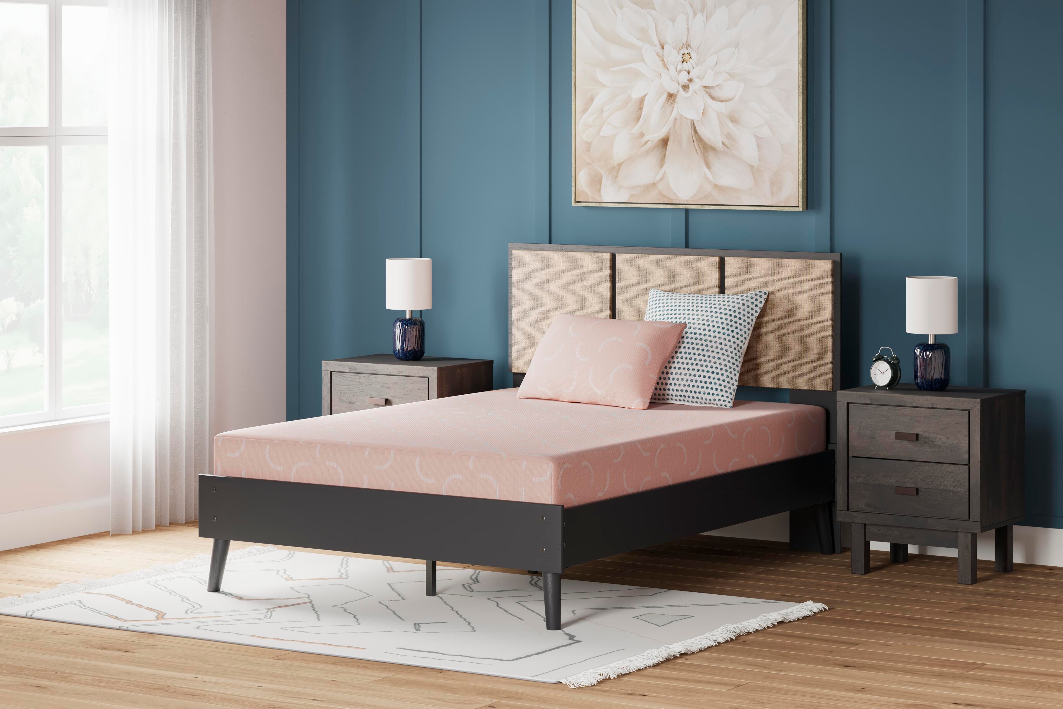 Dar Furniture - Ashley Furniture - iKidz Coral Twin Mattress and Pillow - Twin and Pillow 2/CN / Coral - M43111