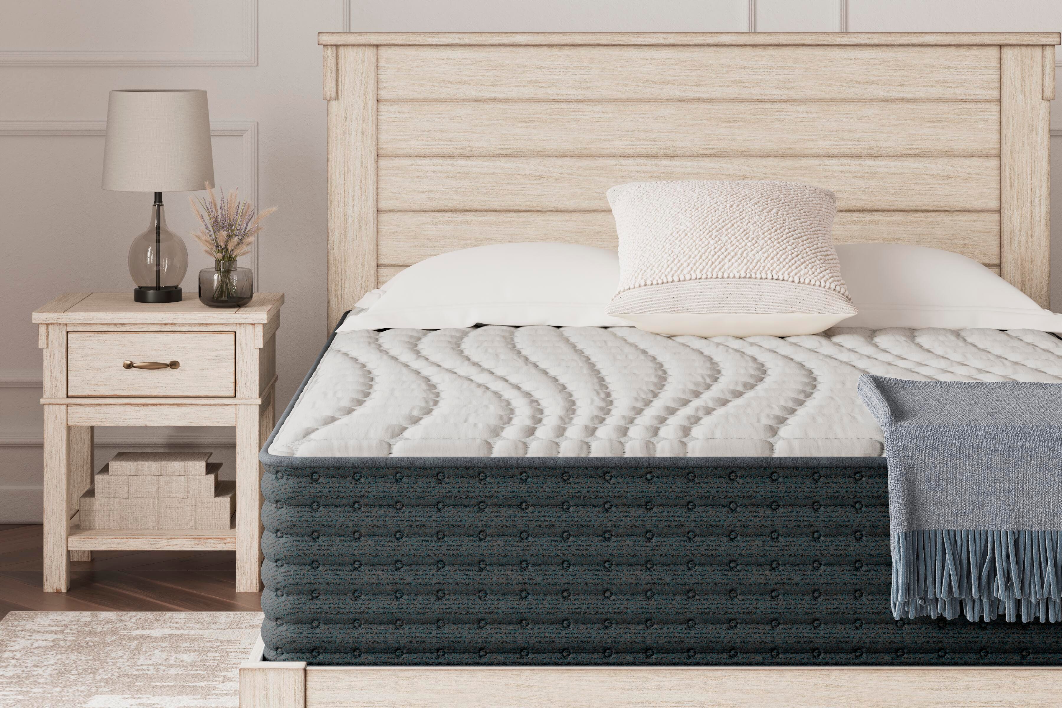 Dar Furniture - Ashley Furniture - Hybrid 1300 King Mattress - King / White - M43641