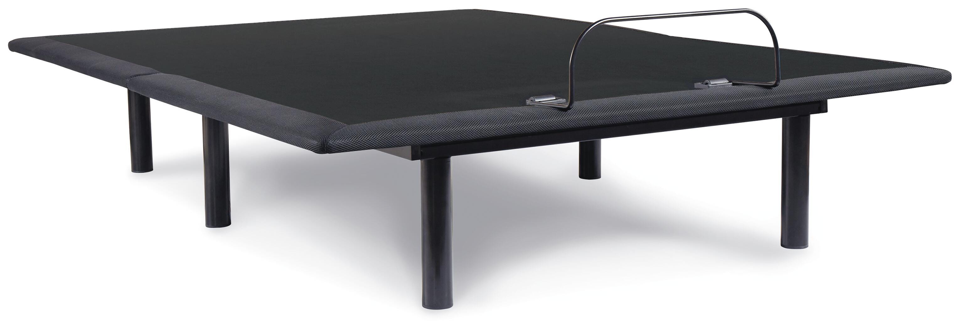 Dar Furniture - Ashley Furniture - Head Up Only Foundation Queen Adjustable Head Base - Queen Adjustable Head Base / Charcoal Gray - M5X132
