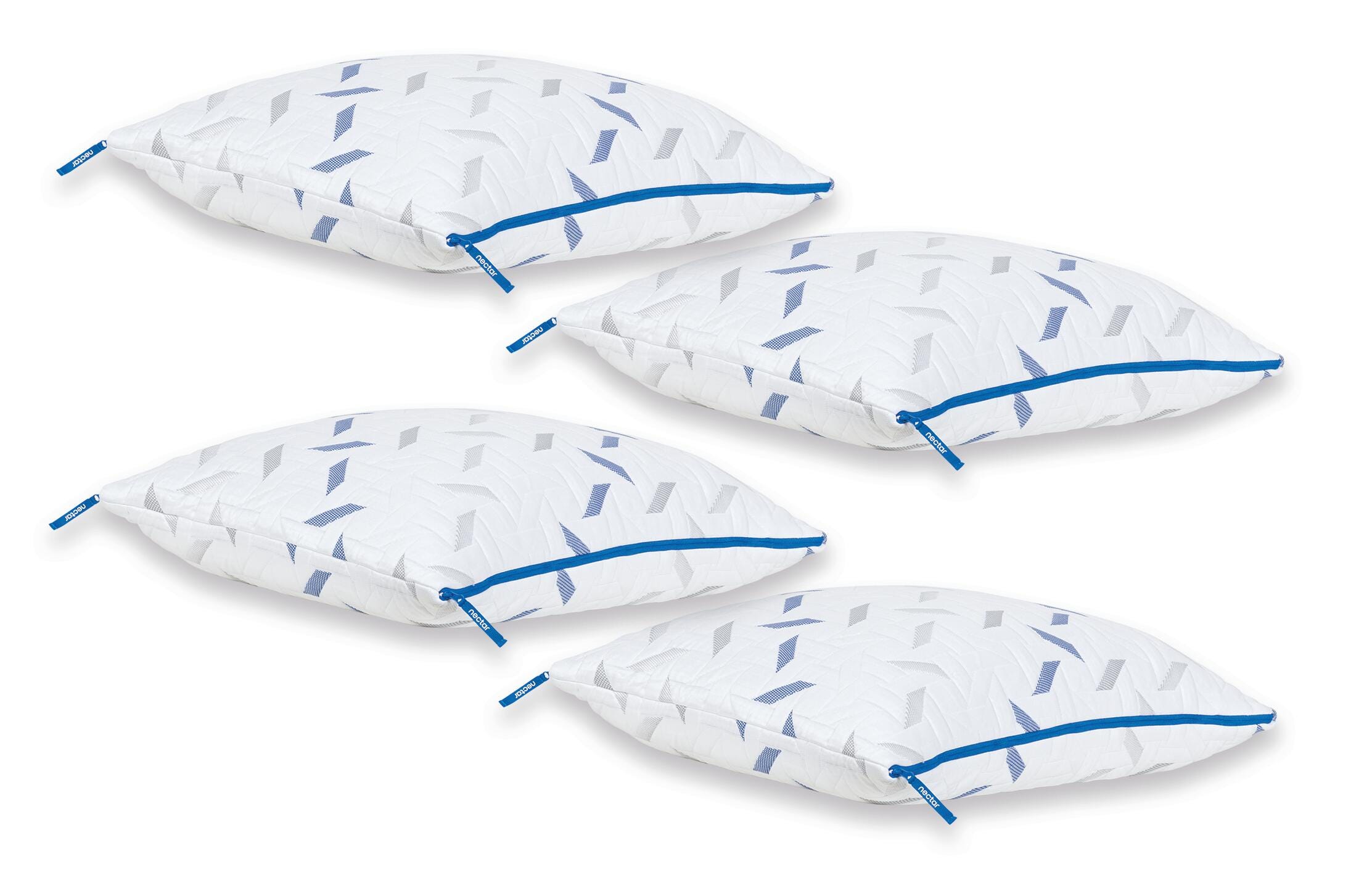 Dar Furniture - Ashley Furniture - Nectar Classic Queen/King Pillow (Set of 4) - Queen/King Pillow (4/CS) / White - M88802