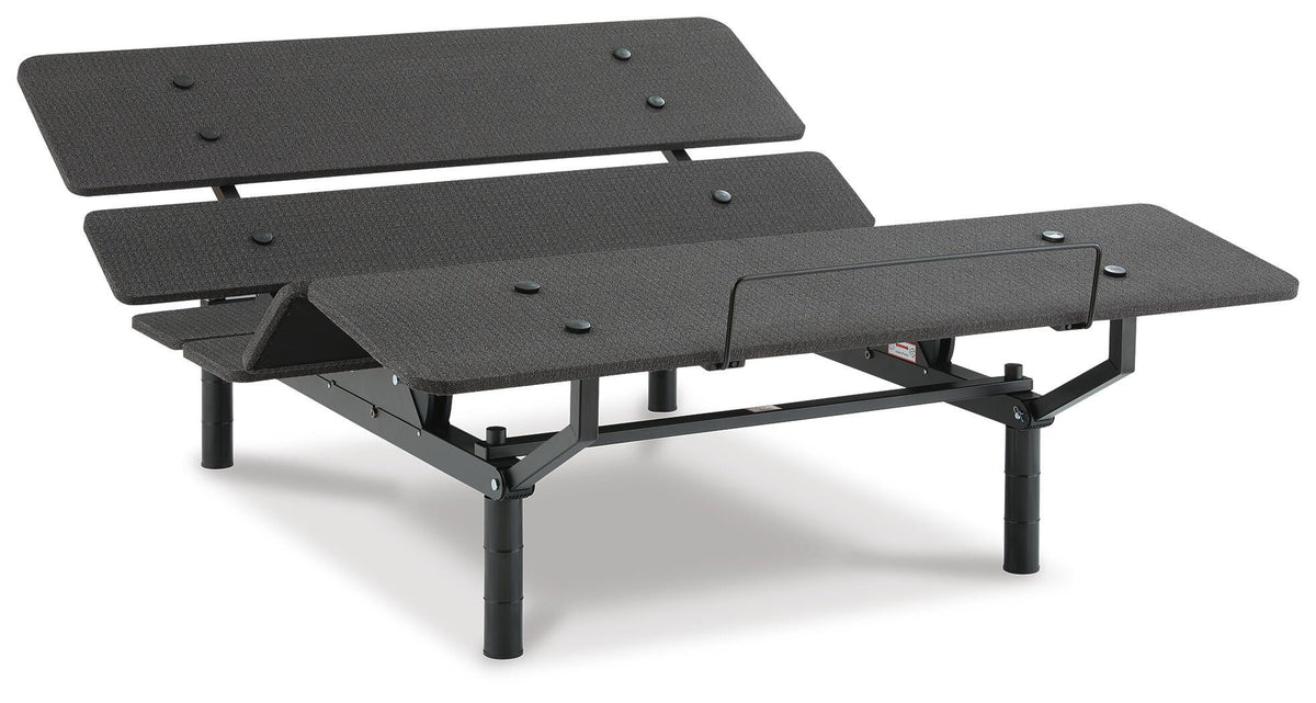 Dar Furniture - Ashley Furniture - Cosmic Power Base Queen Adjustable Base - Queen Adjustable Base / Black - M8X232