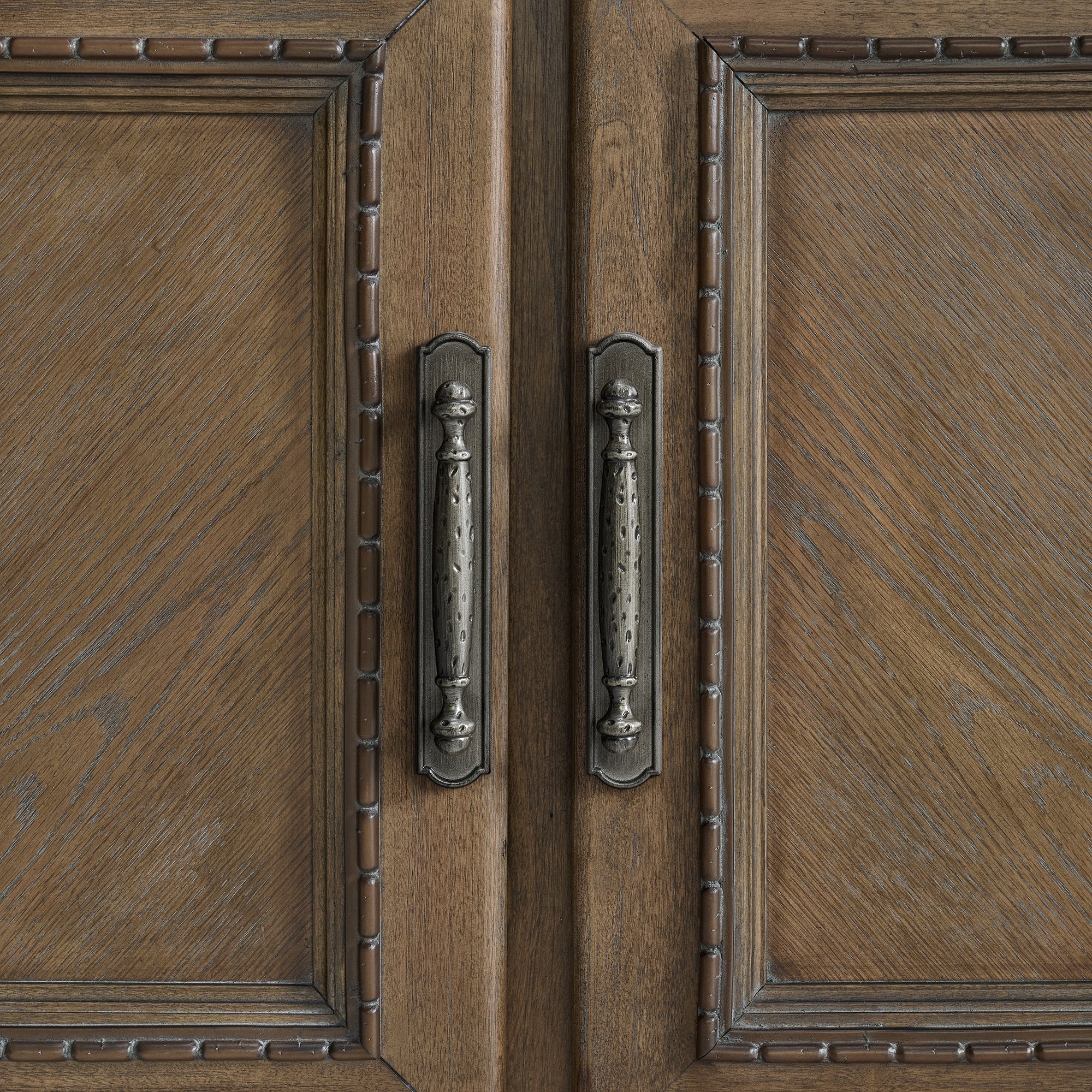 Madison Park Server and Hutch with LED in Walnut