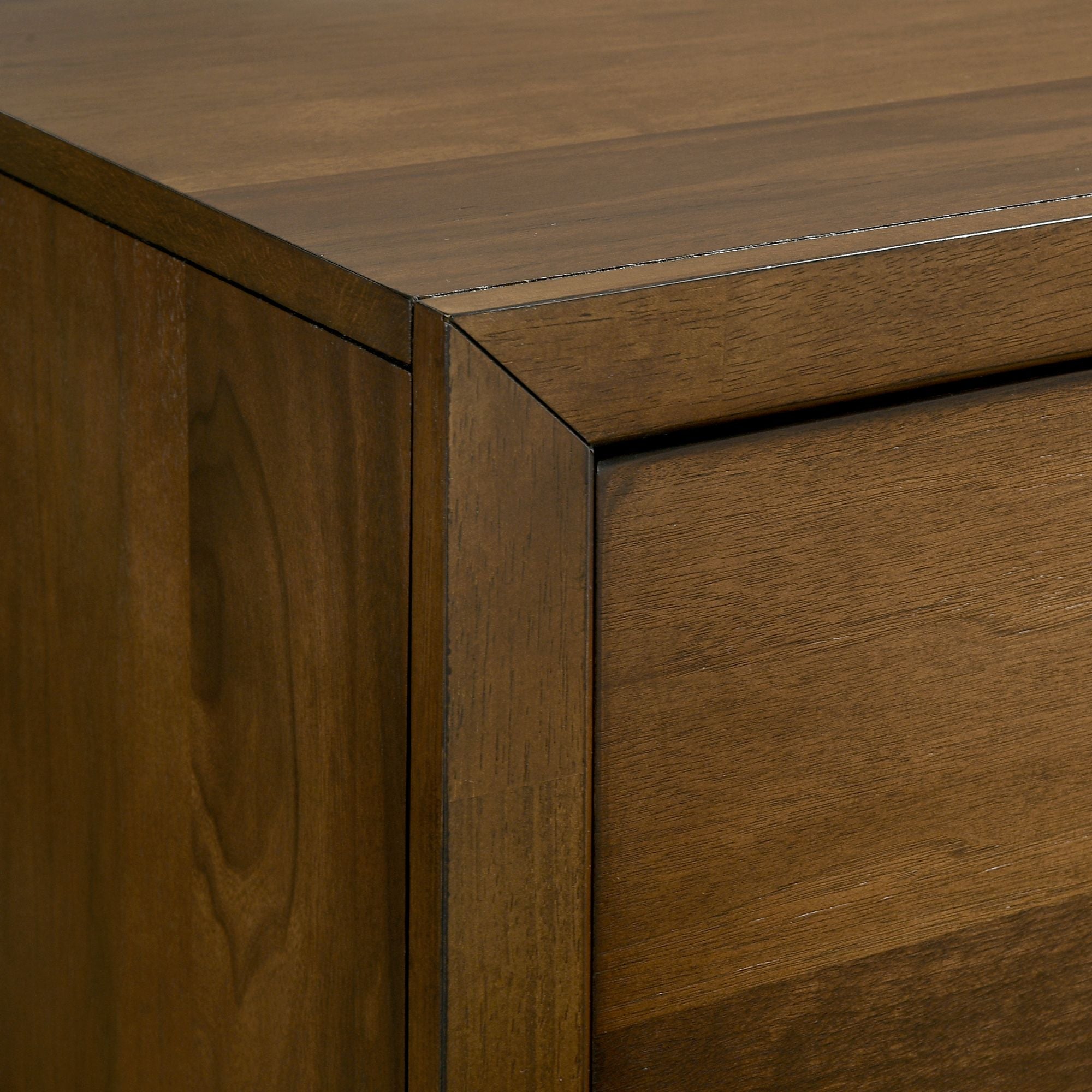 Malibu 4-Drawer Chest in Walnut