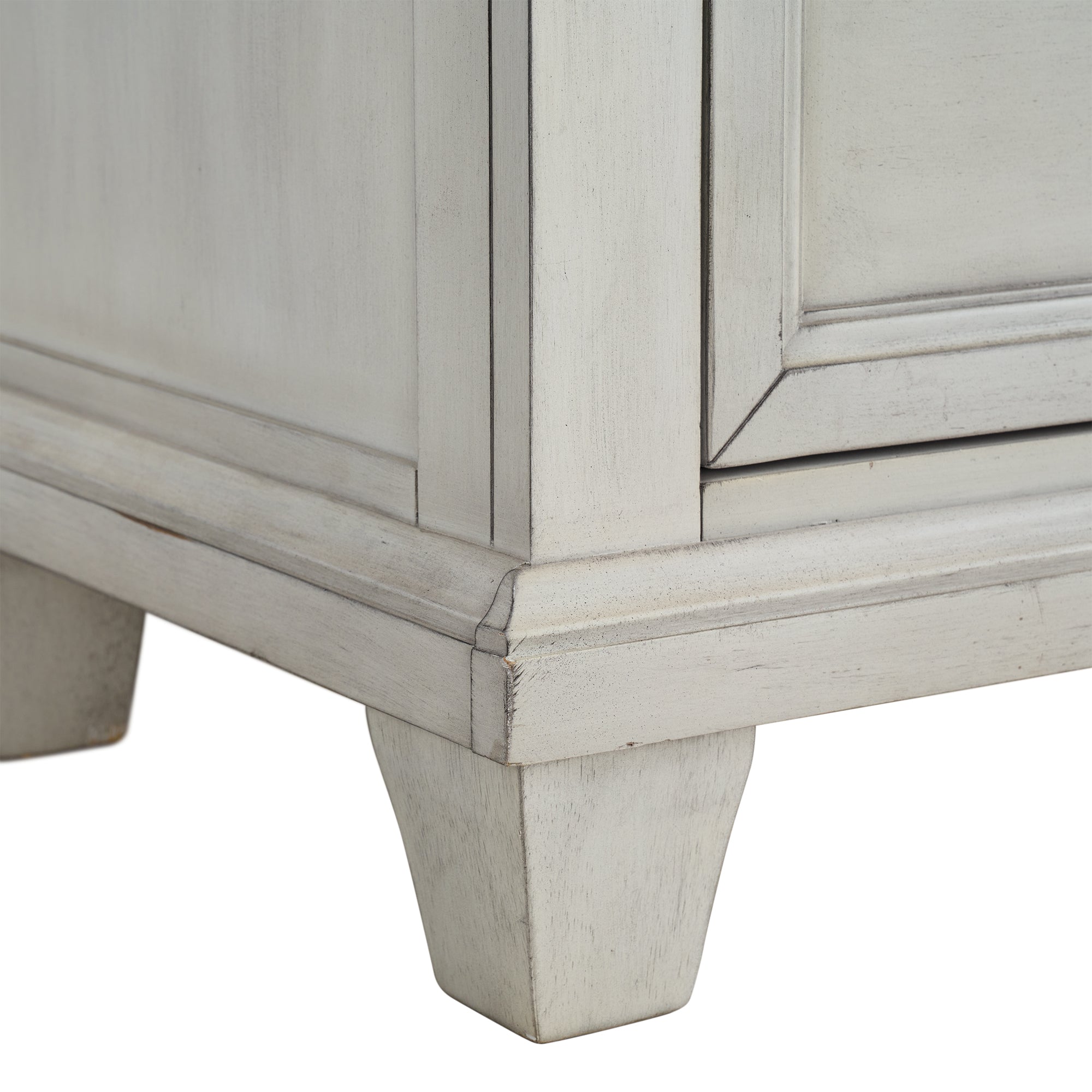 McCoy Dresser and Mirror Set in Antique White