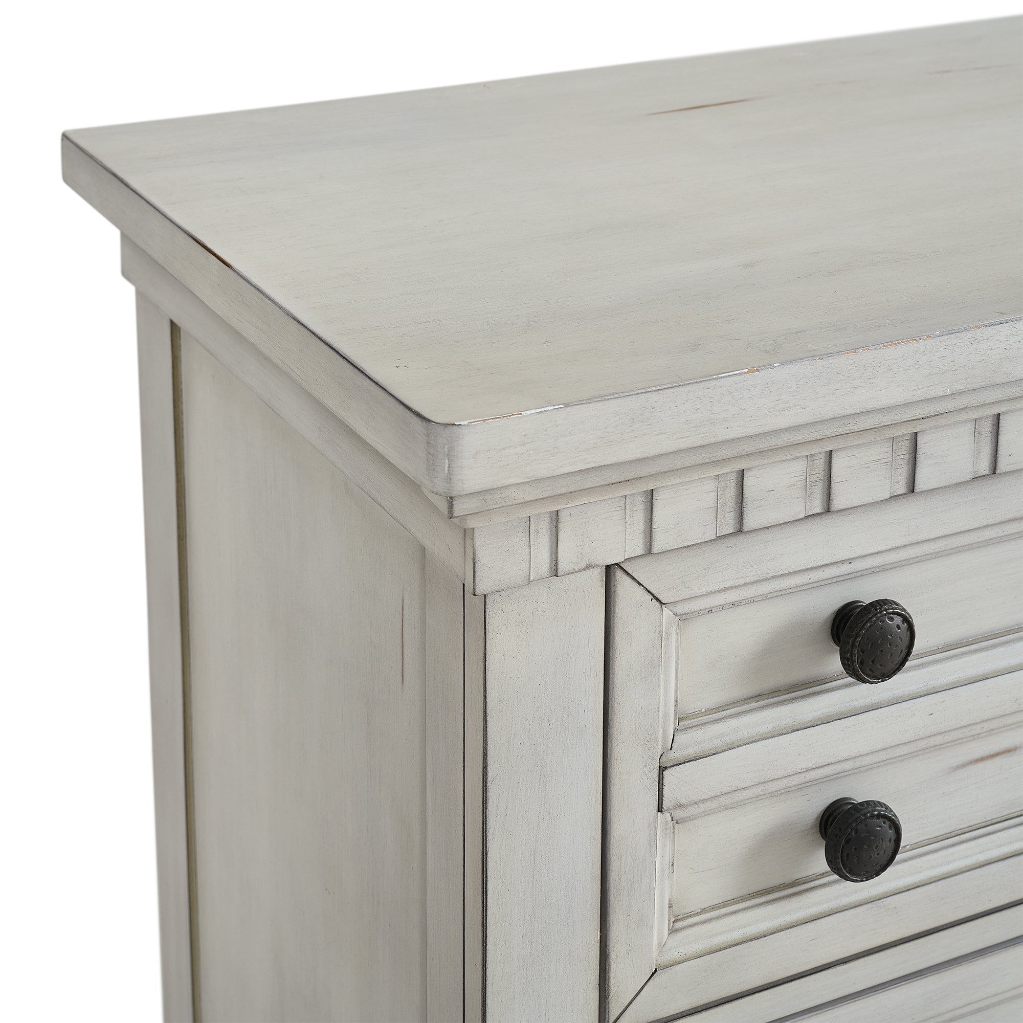 McCoy 7-Drawer Dresser in Antique White
