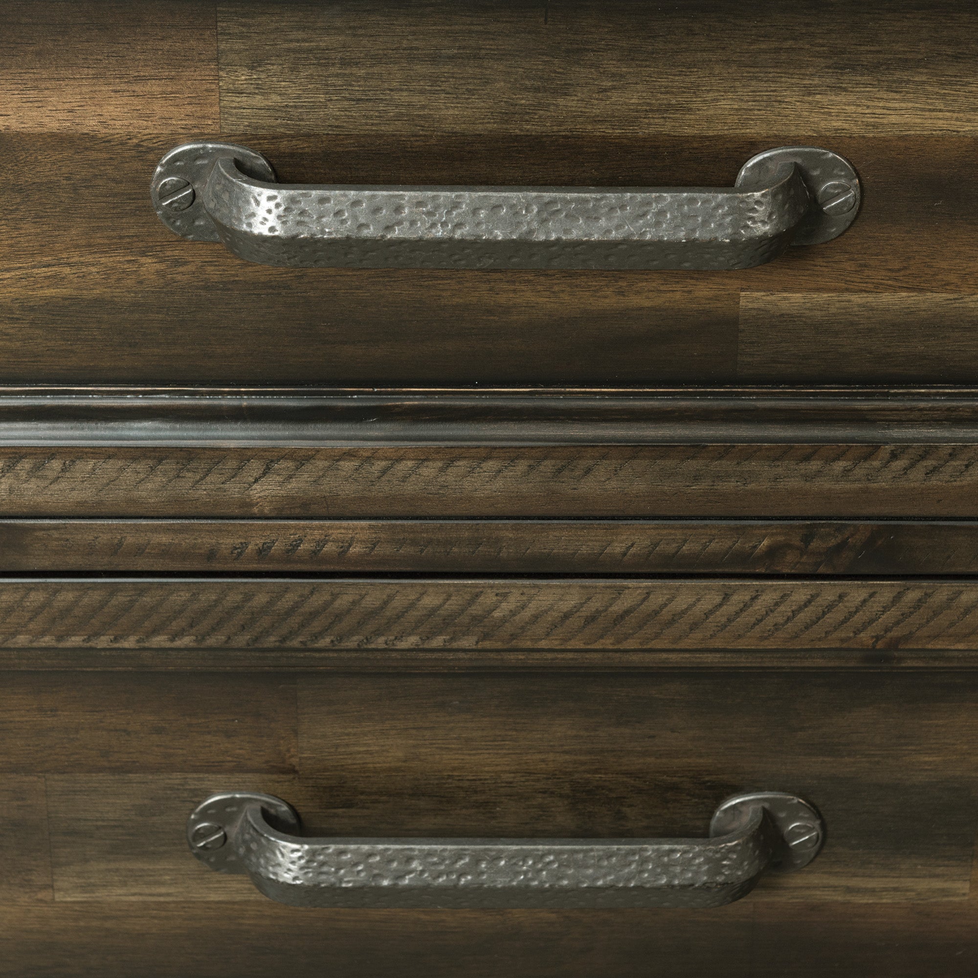McCoy King Storage Bed in Charcoal