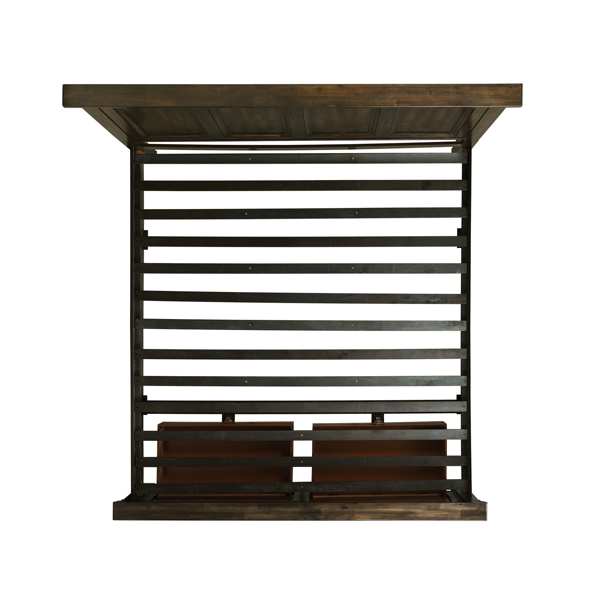 McCoy King Storage Bed in Charcoal