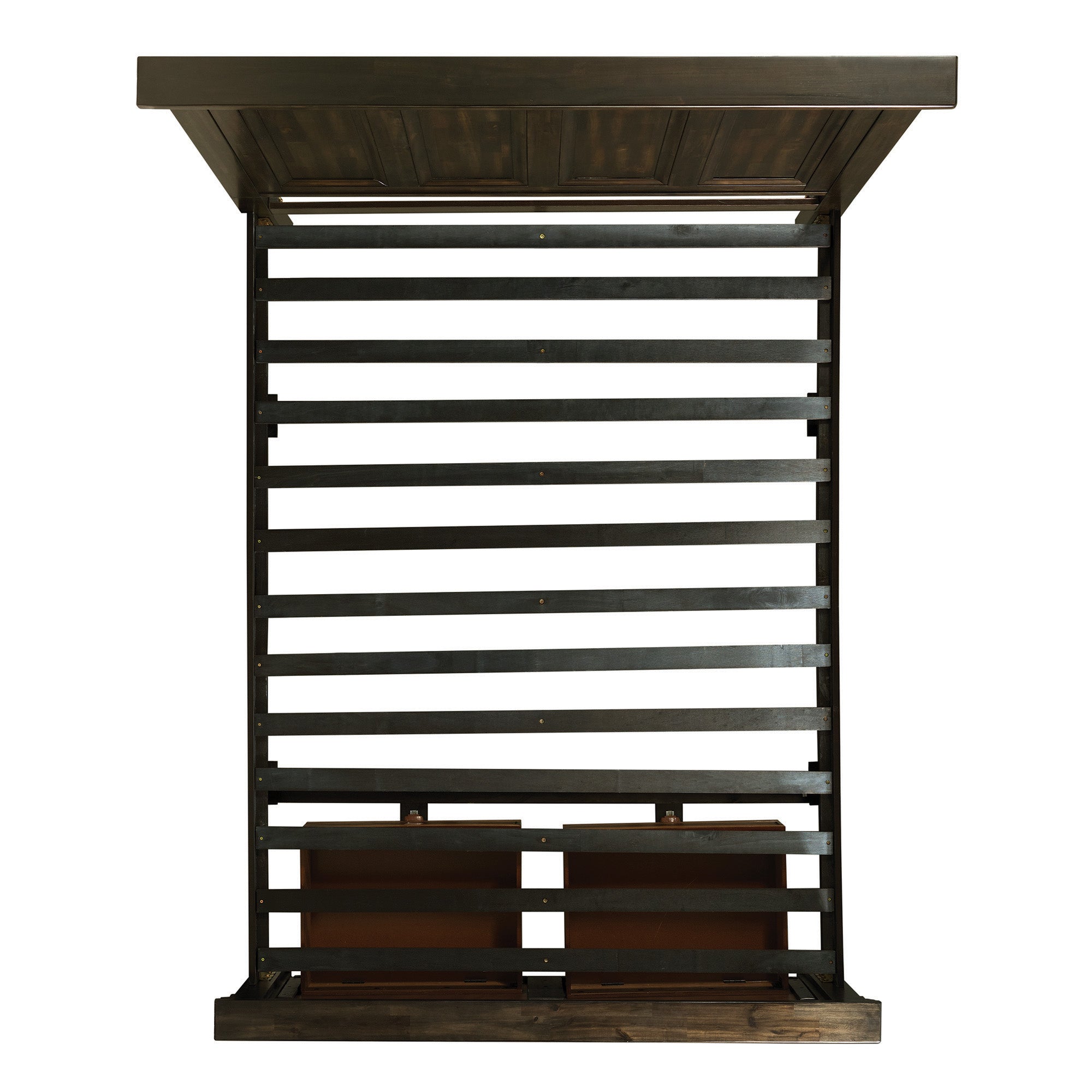 McCoy Queen Storage Bed in Charcoal
