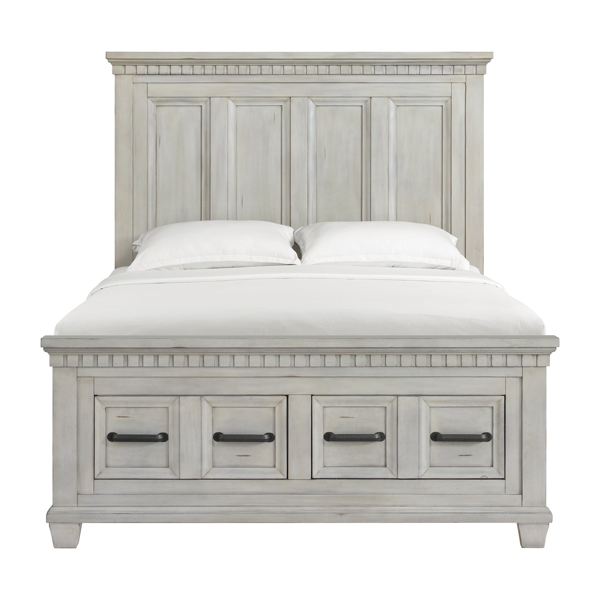 McCoy Queen Storage Bed in Antique White