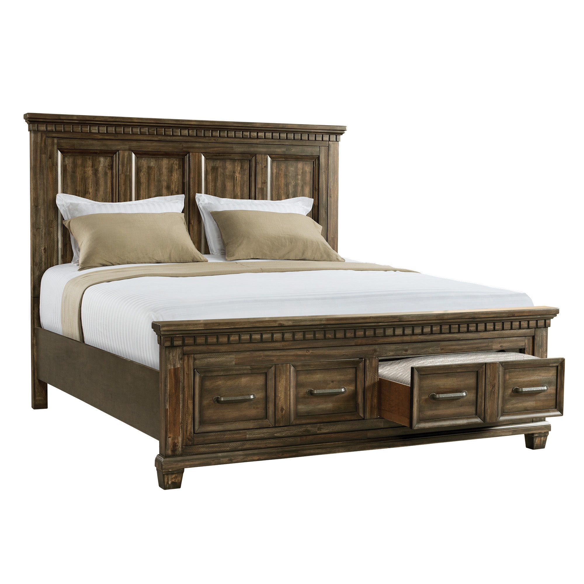 McCoy Queen Storage Bed in Charcoal