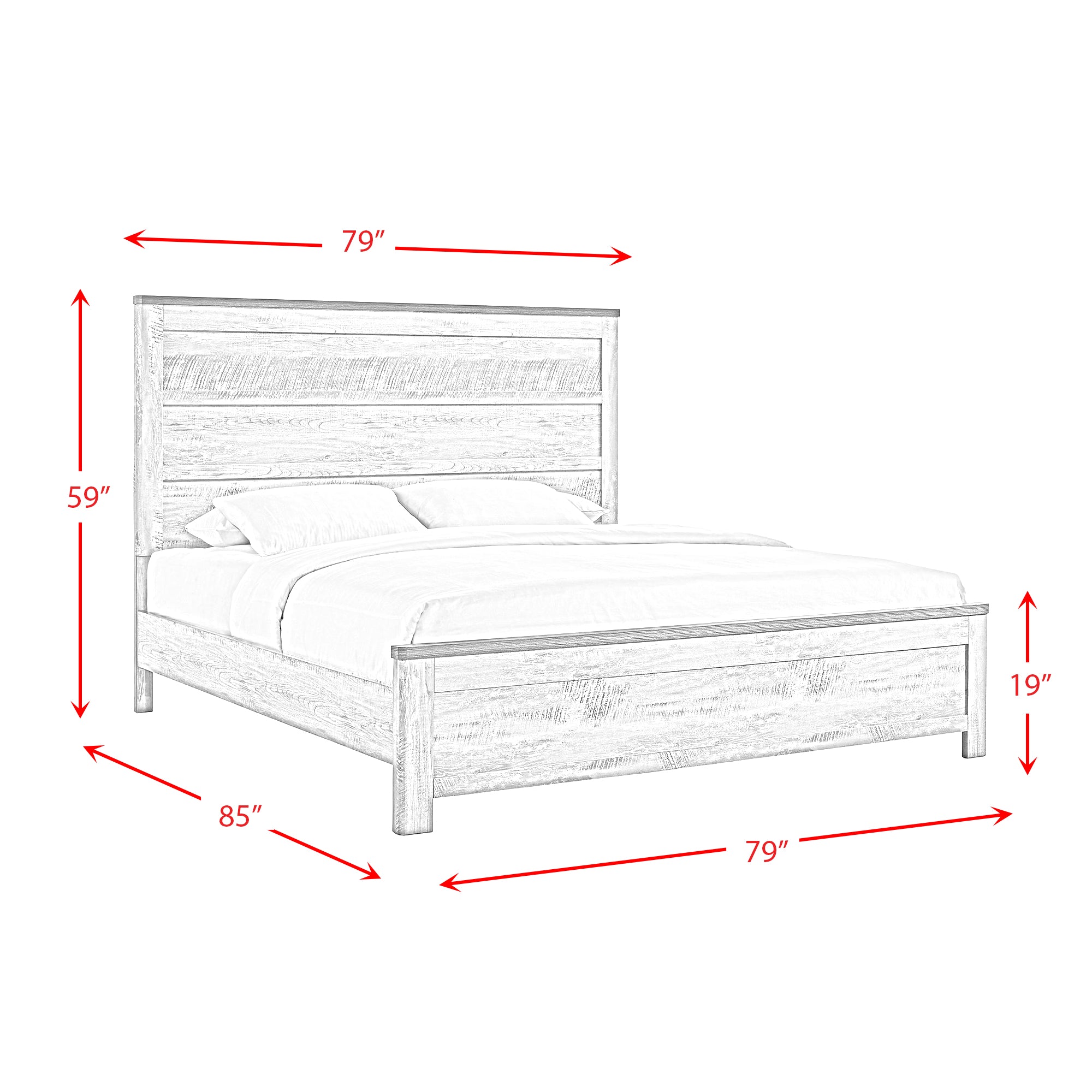 Millers Cove King Panel Bed