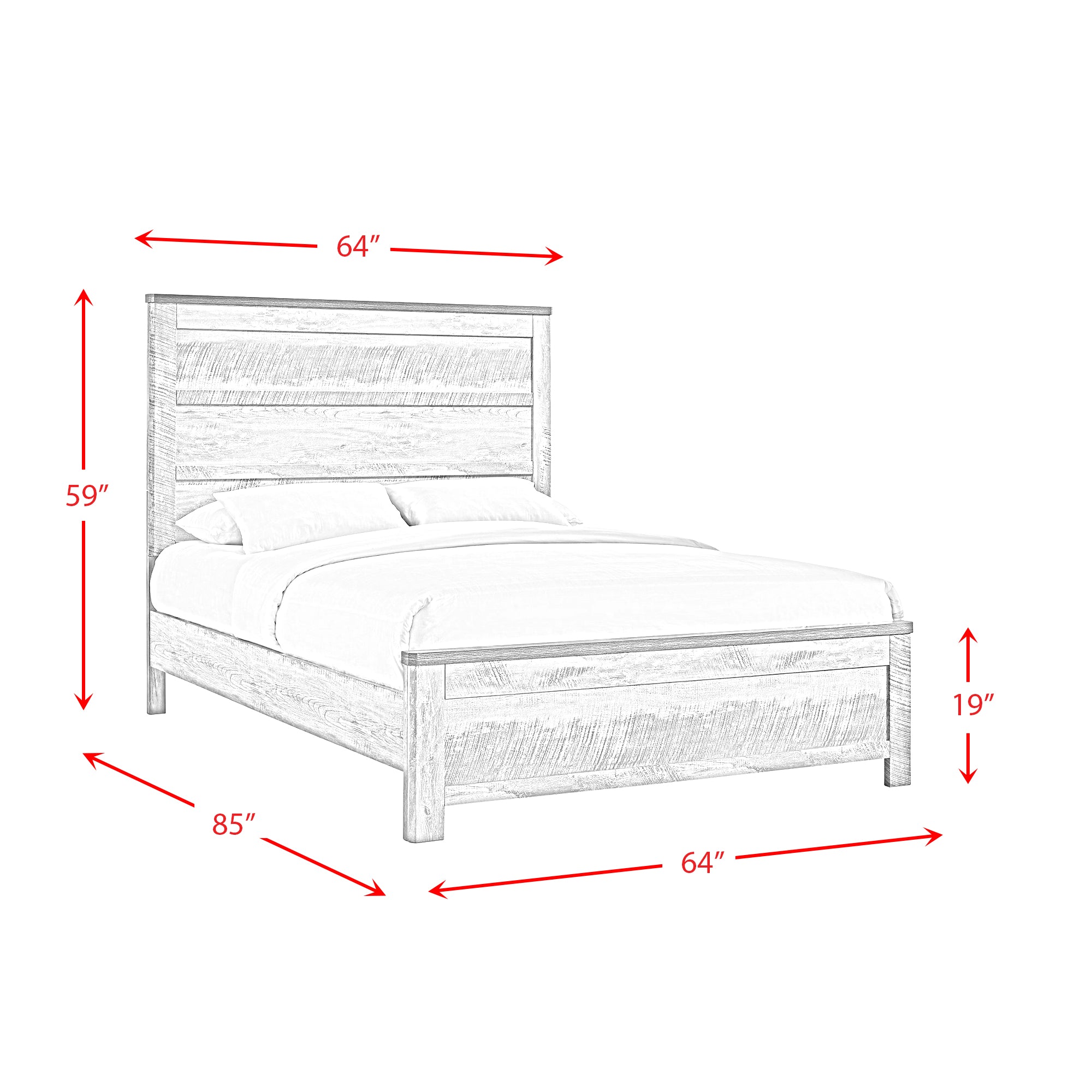 Millers Cove Queen Panel Bed