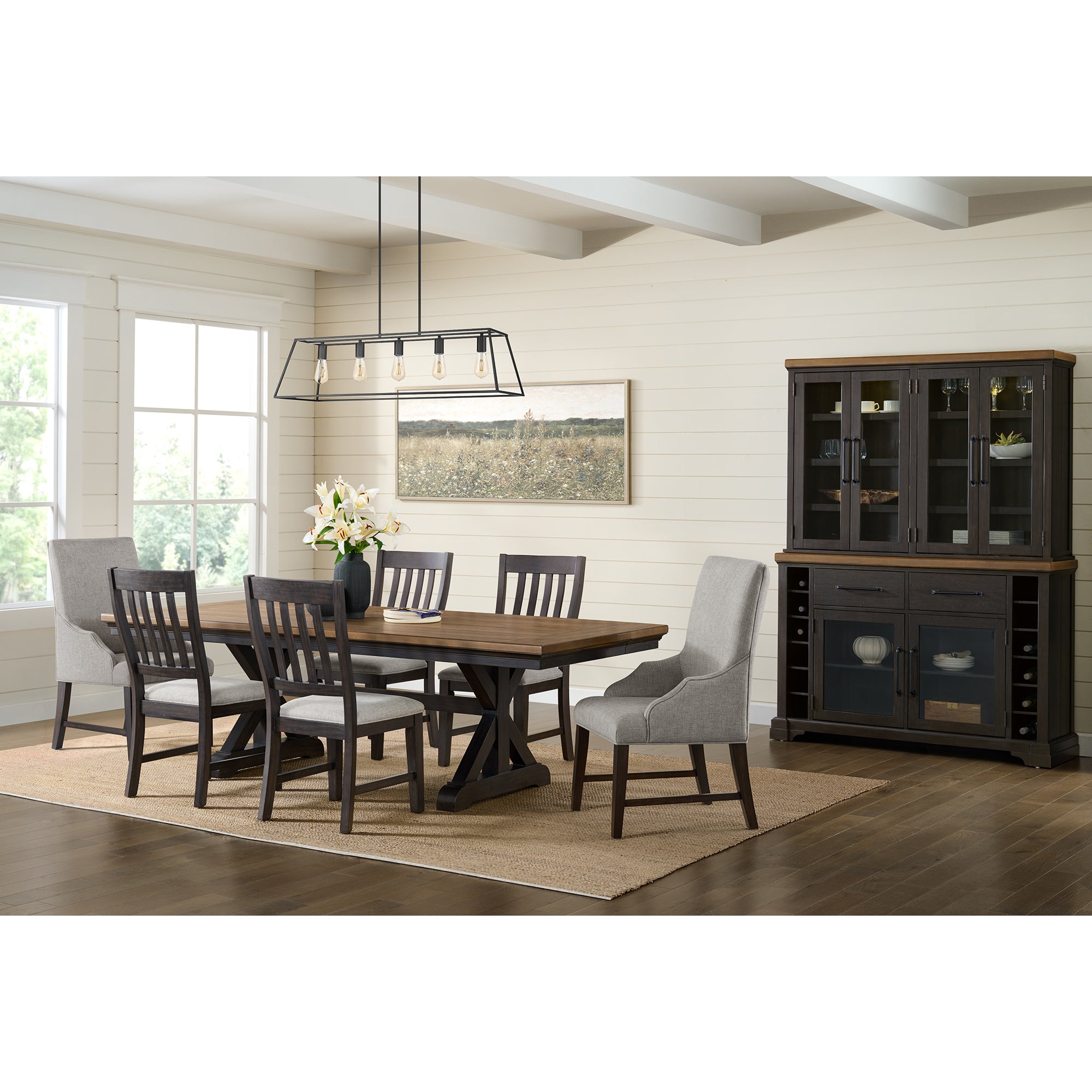 Montrose Server in Espresso and Brown