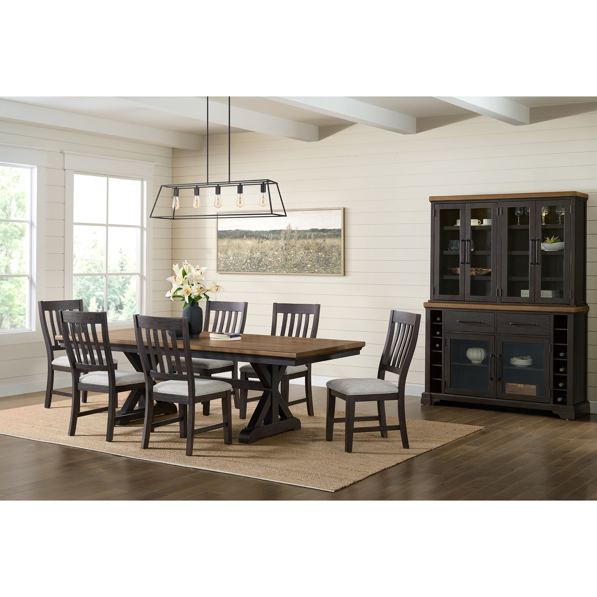 Montrose Server in Espresso and Brown
