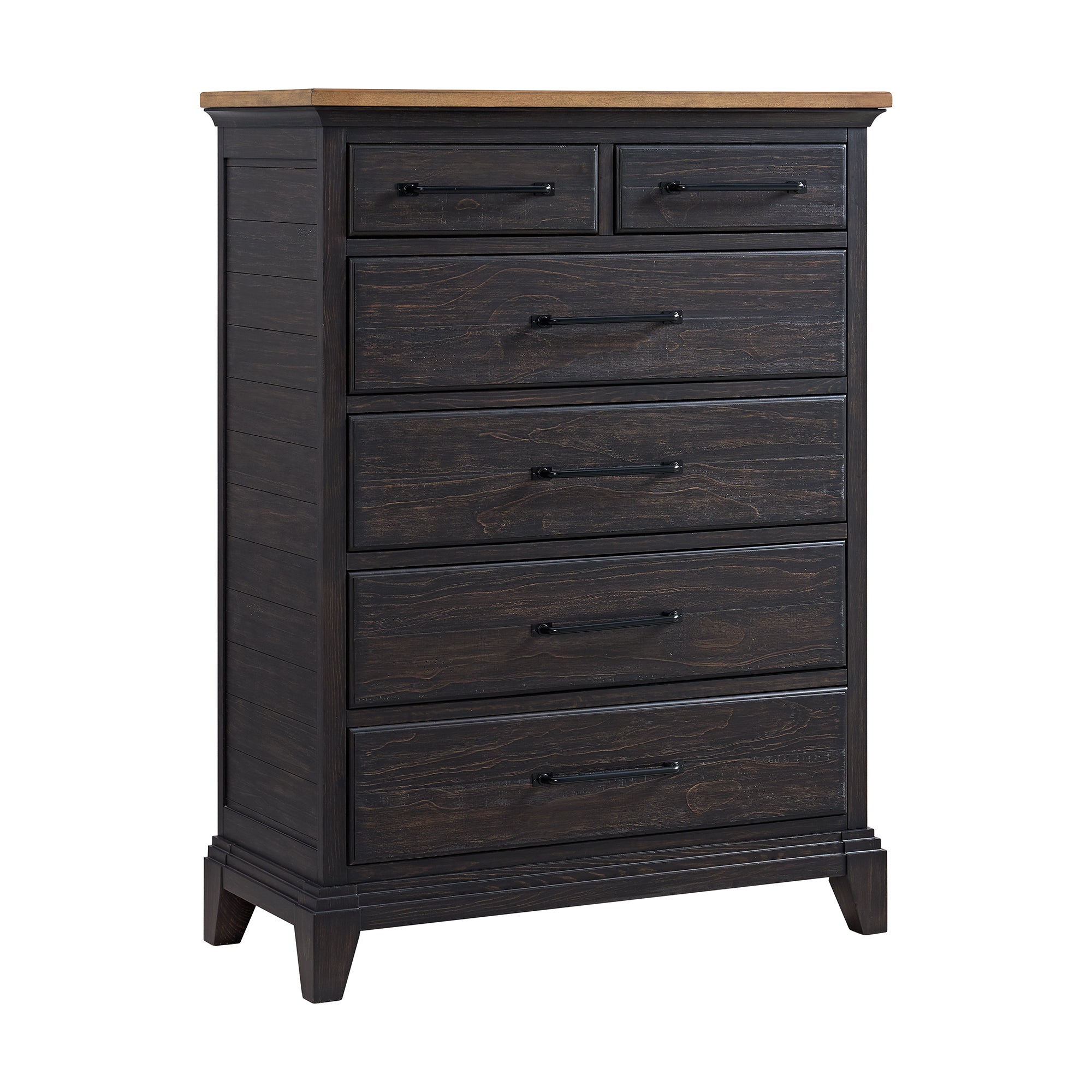 Montrose Chest in Espresso & Brown