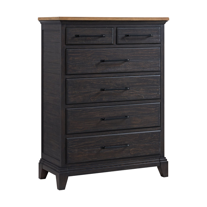 Montrose Chest in Espresso & Brown