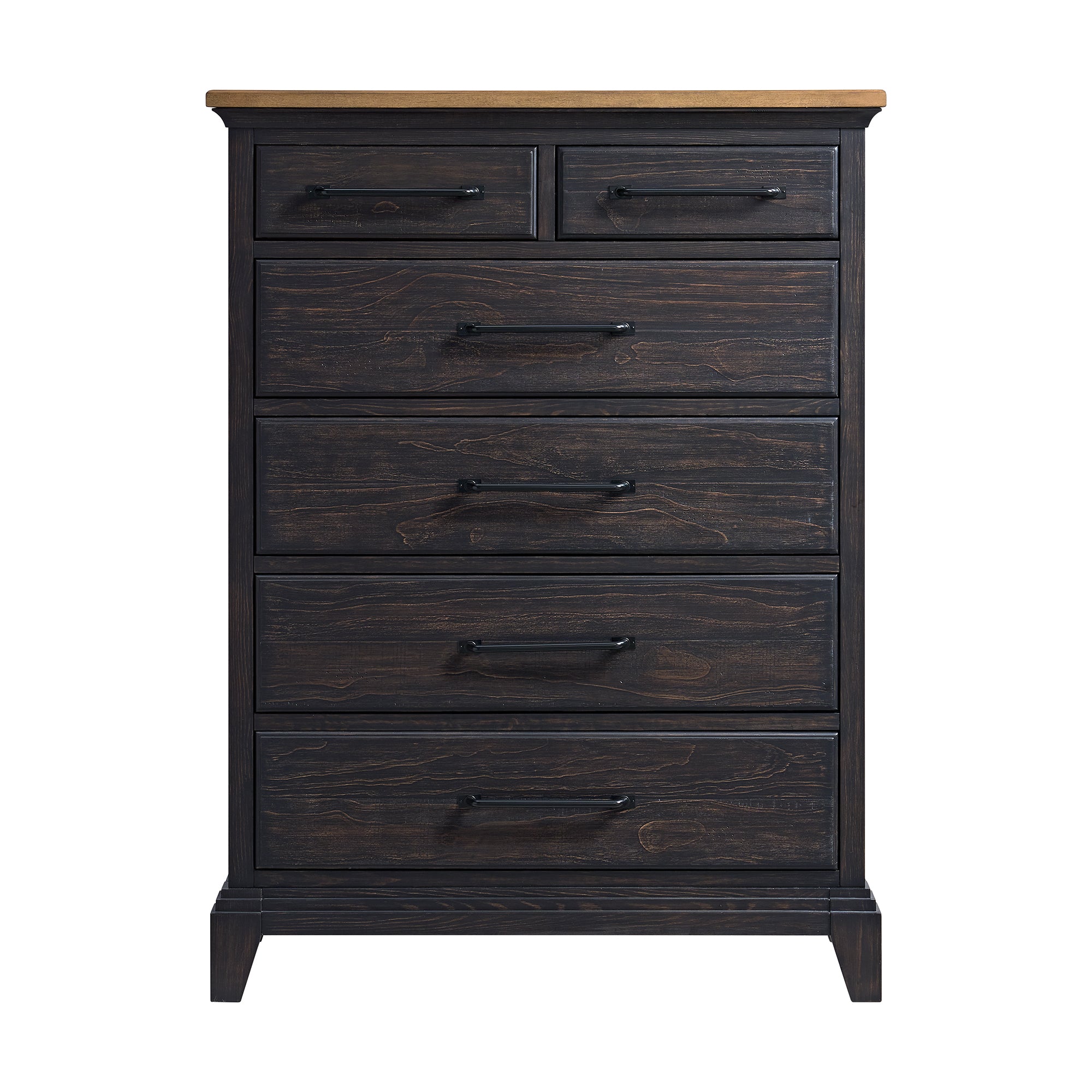 Montrose Chest in Espresso & Brown