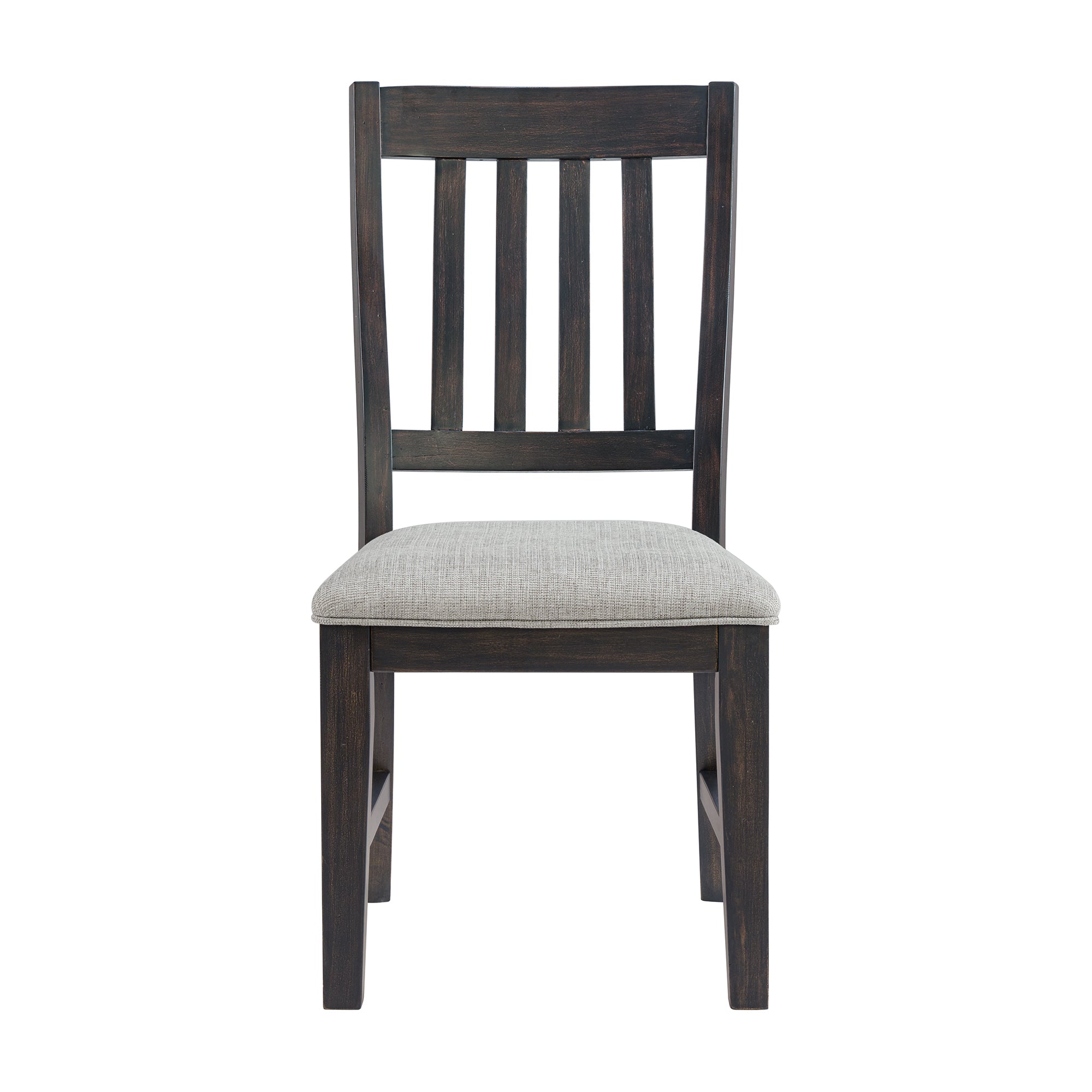 Montrose Dining Side Chair with Light Grey Fabric in Espresso (2 Per Carton)