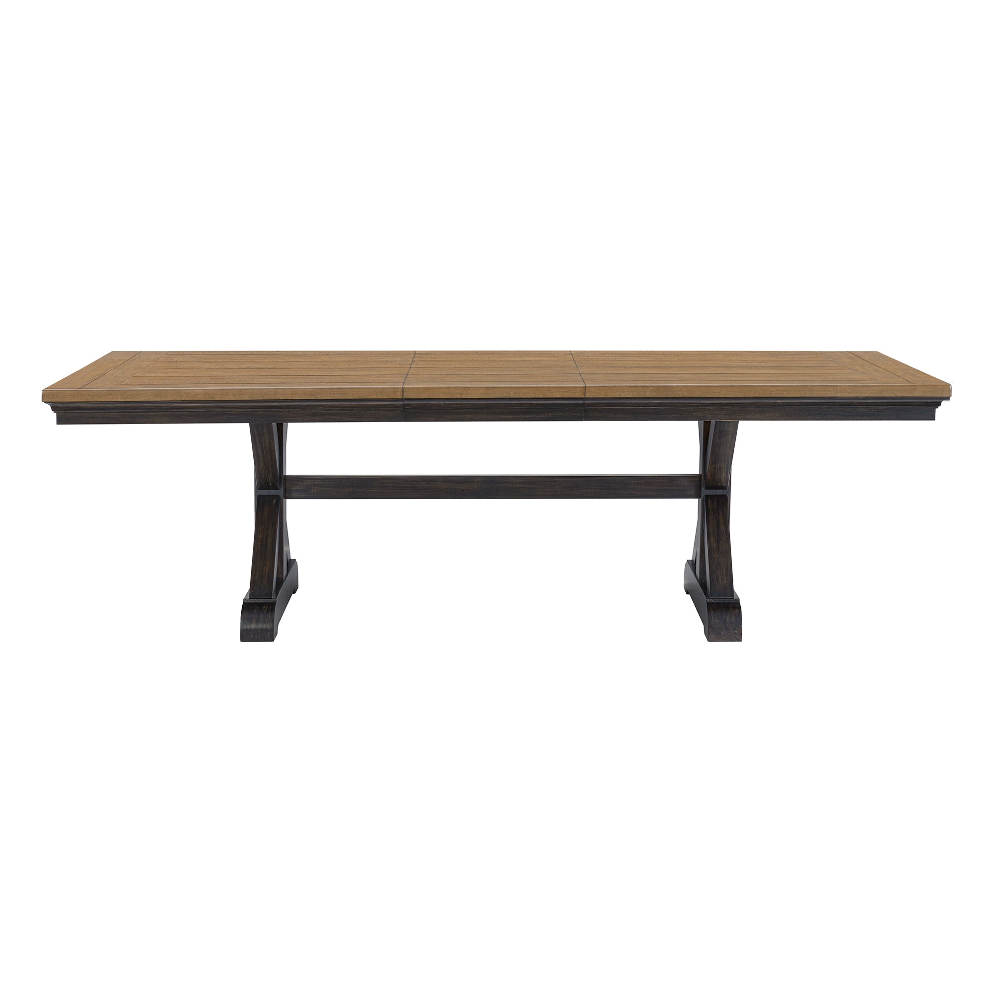 Montrose Dining Table with 20" Leaf in Espresso and Brown